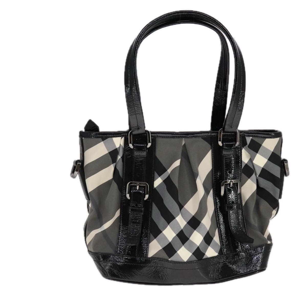Burberry Nova Check Black Synthetic Handbag (Pre-Owned) Size ONE SIZE - 19 Thumbnail
