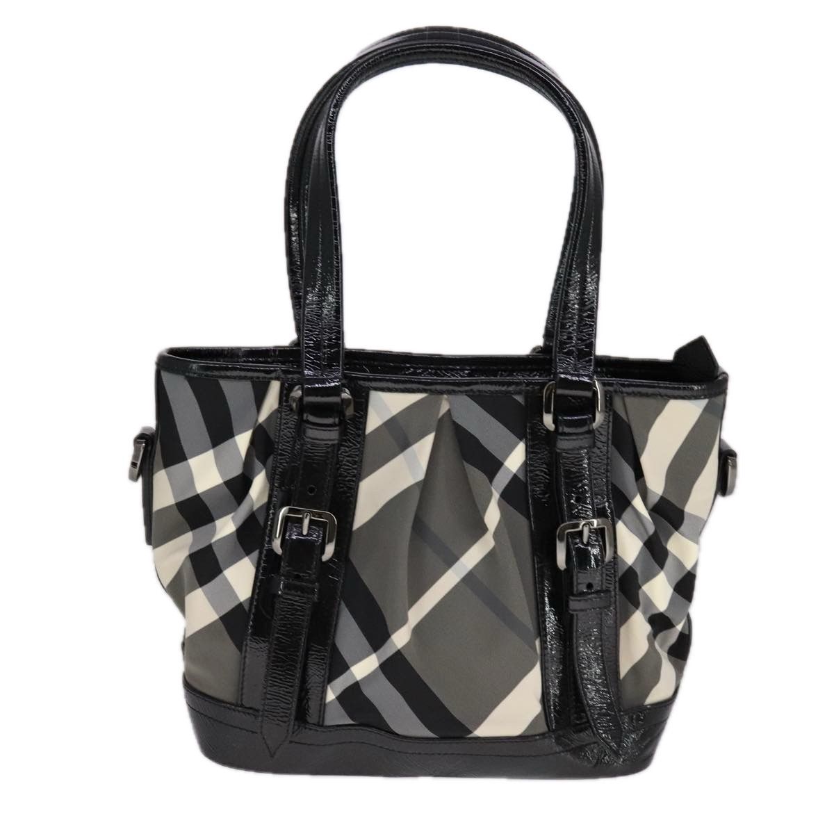 Burberry Nova Check Black Synthetic Handbag (Pre-Owned) Size ONE SIZE - 2 Thumbnail