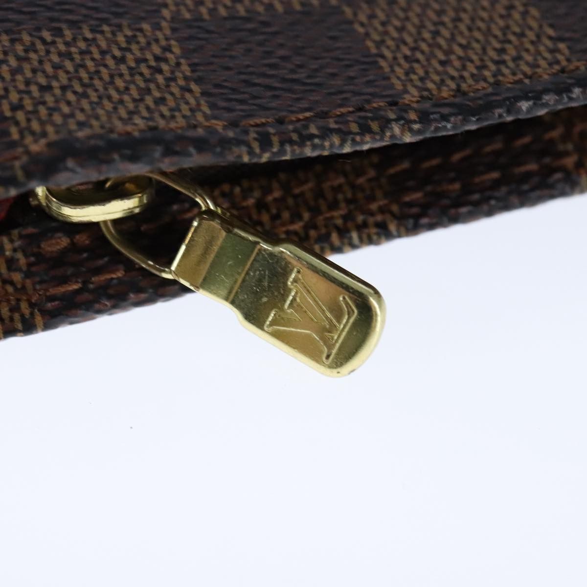 Louis Vuitton Marais Brown Canvas Clutch Bag (Pre-Owned) Size ONE SIZE - 9 Thumbnail