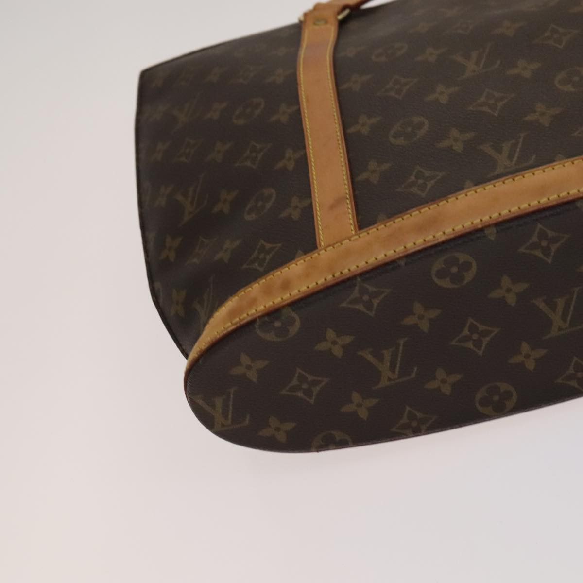 Louis Vuitton Babylone Brown Canvas Tote Bag (Pre-Owned) Size ONE SIZE - 7 Thumbnail