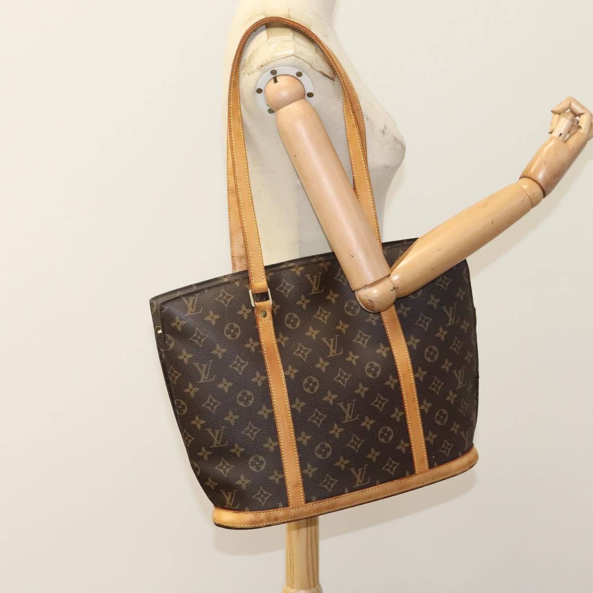 Louis Vuitton Babylone Brown Canvas Tote Bag (Pre-Owned) Size ONE SIZE - 12 Thumbnail