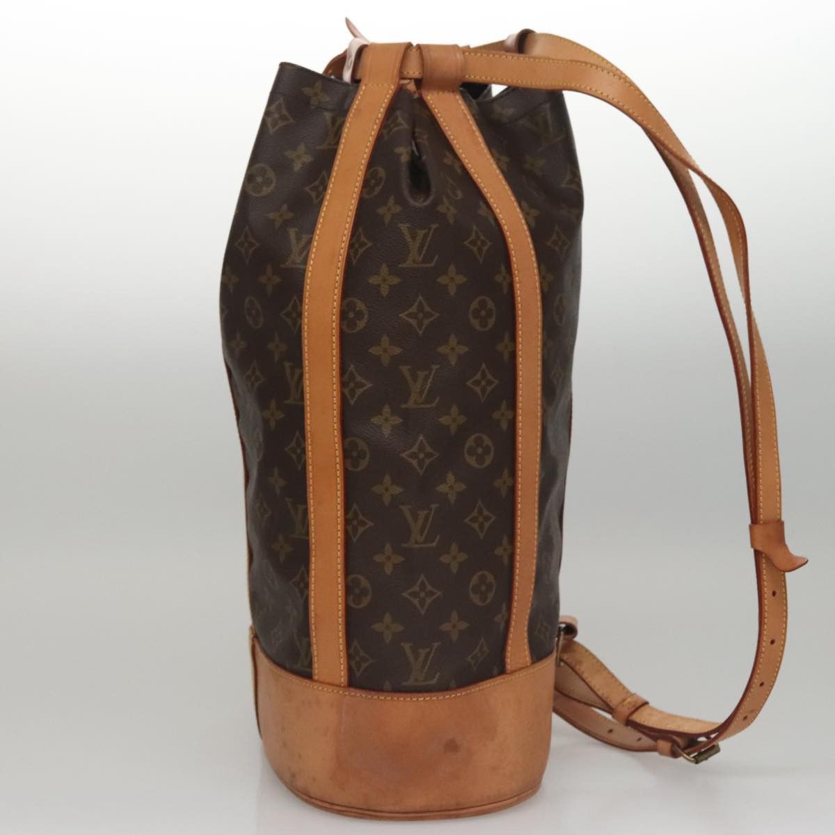 Louis Vuitton Randonnée Brown Canvas Shoulder Bag (Pre-Owned) Size ONE SIZE - 3 Thumbnail