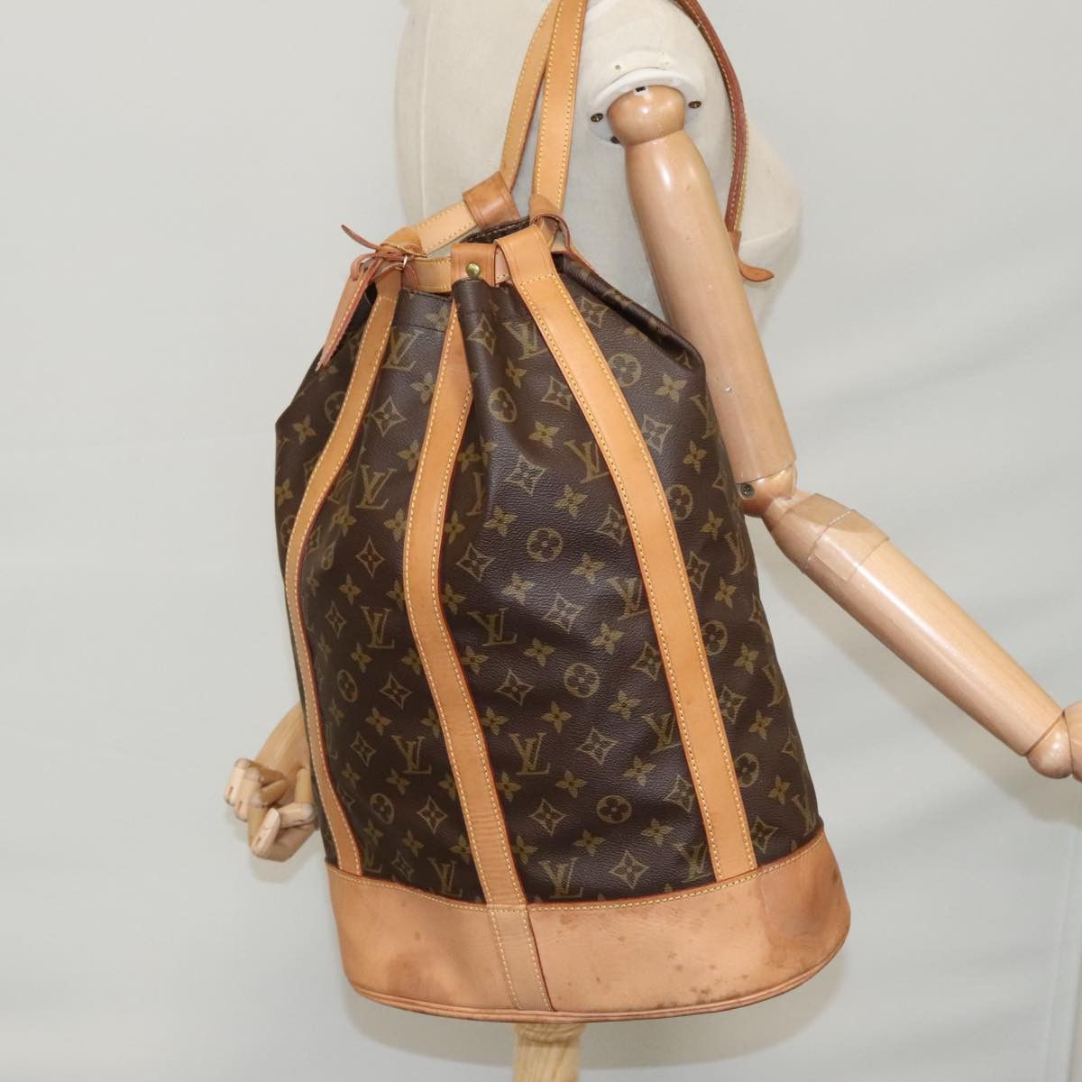 Louis Vuitton Randonnée Brown Canvas Shoulder Bag (Pre-Owned) Size ONE SIZE - 12 Thumbnail