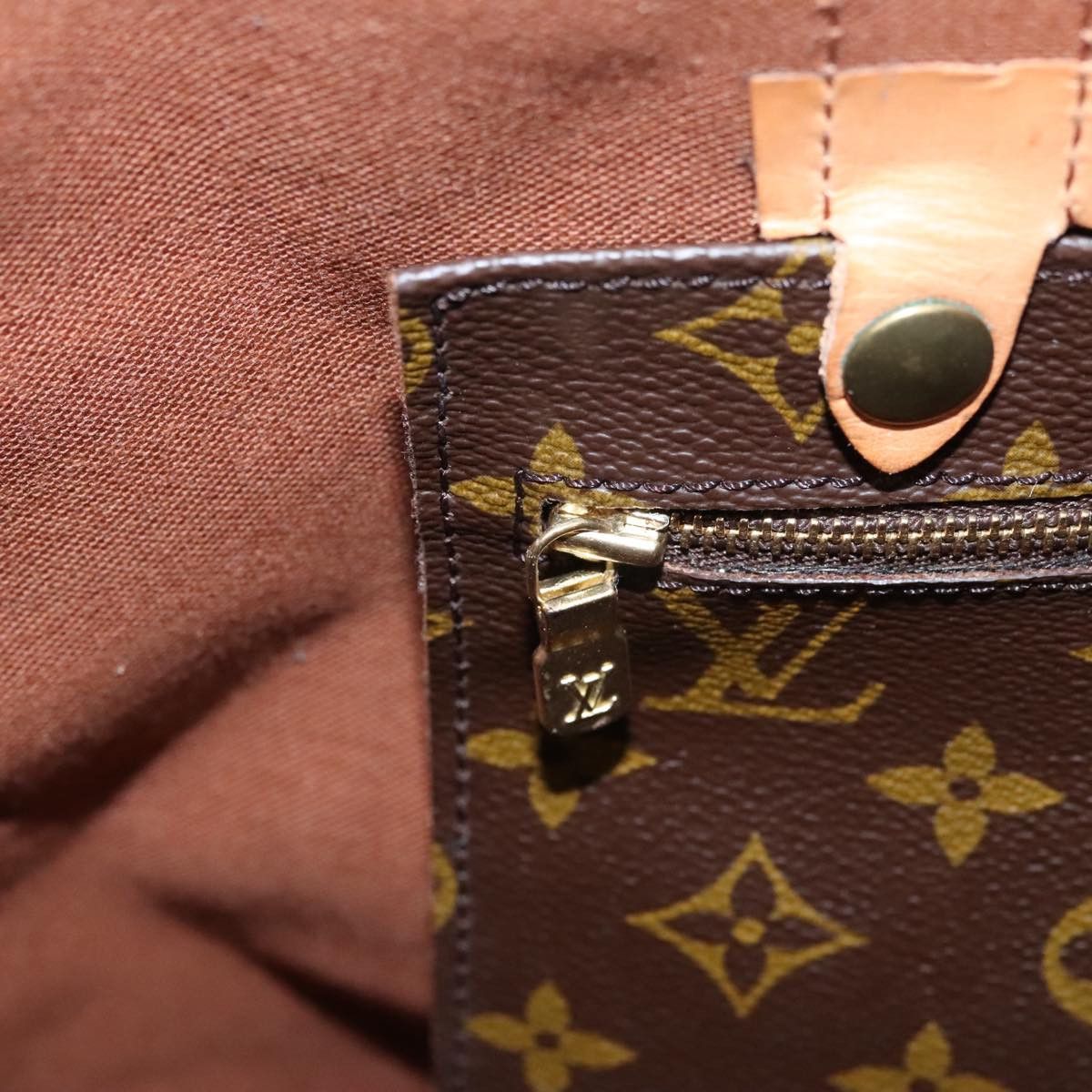 Louis Vuitton Randonnée Brown Canvas Shoulder Bag (Pre-Owned) Size ONE SIZE - 8 Thumbnail