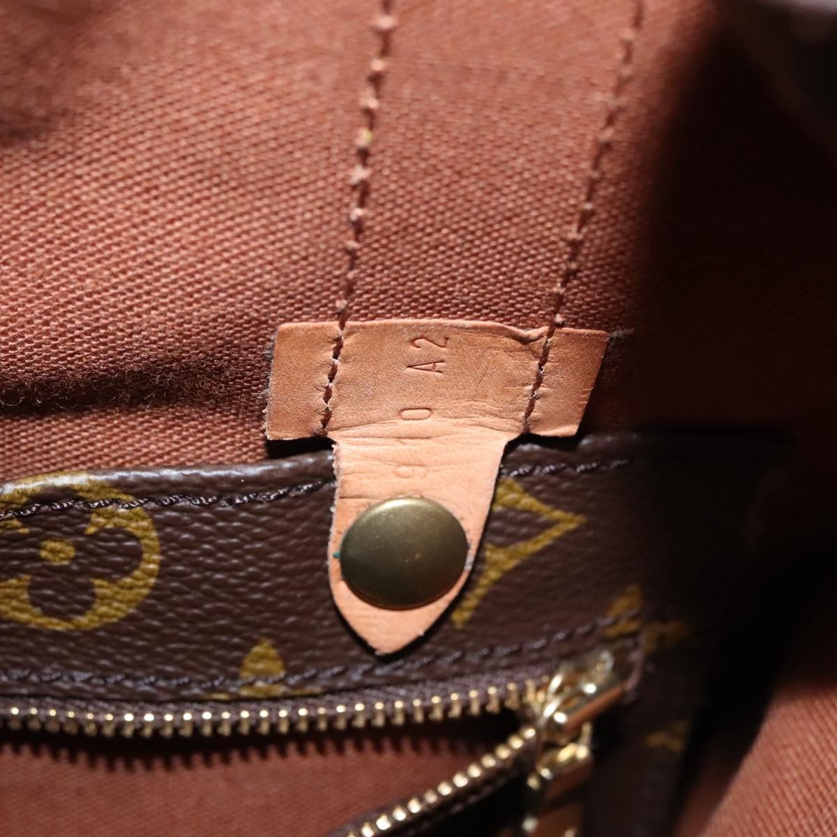 Louis Vuitton Randonnée Brown Canvas Shoulder Bag (Pre-Owned) Size ONE SIZE - 10 Thumbnail