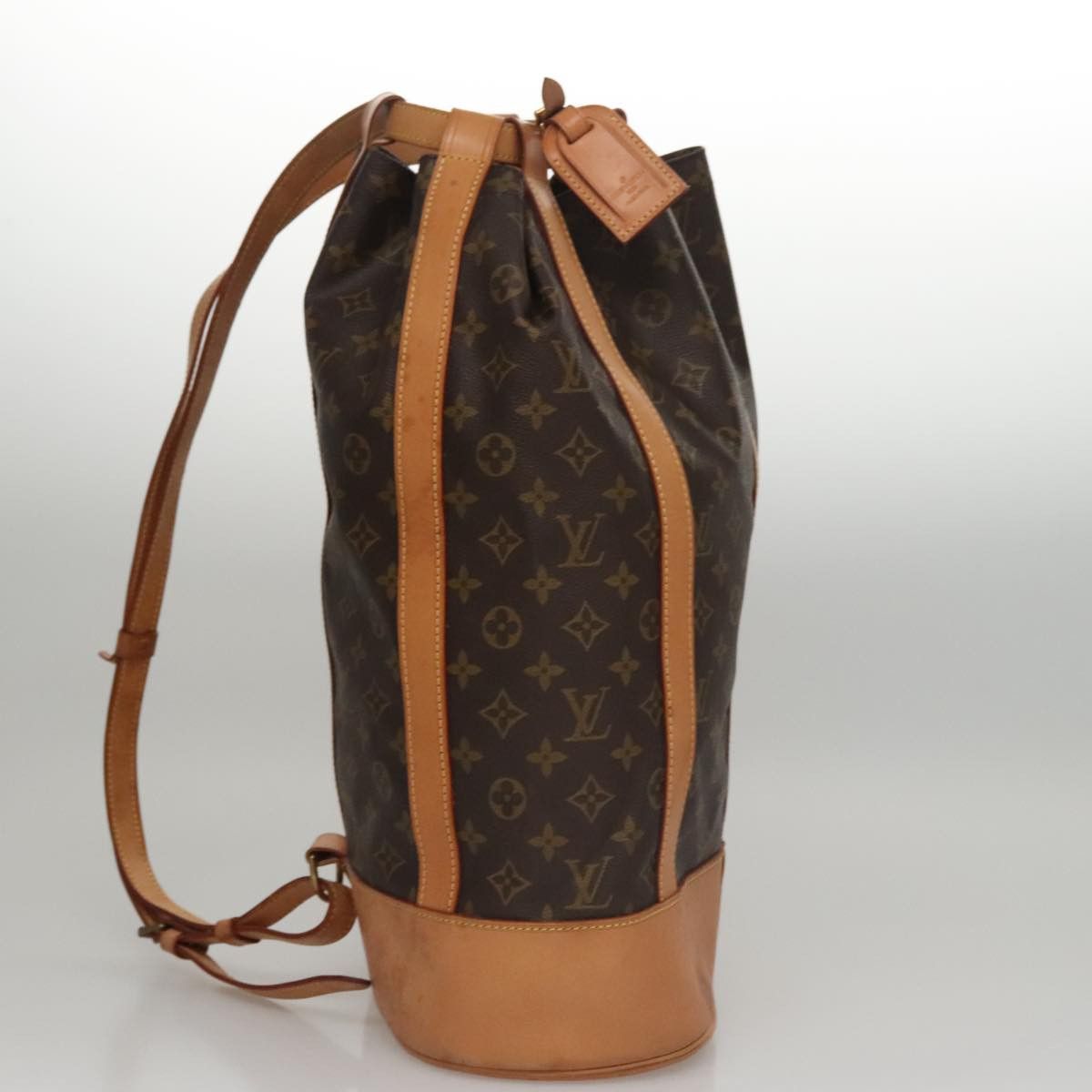 Louis Vuitton Randonnée Brown Canvas Shoulder Bag (Pre-Owned) Size ONE SIZE - 4 Thumbnail
