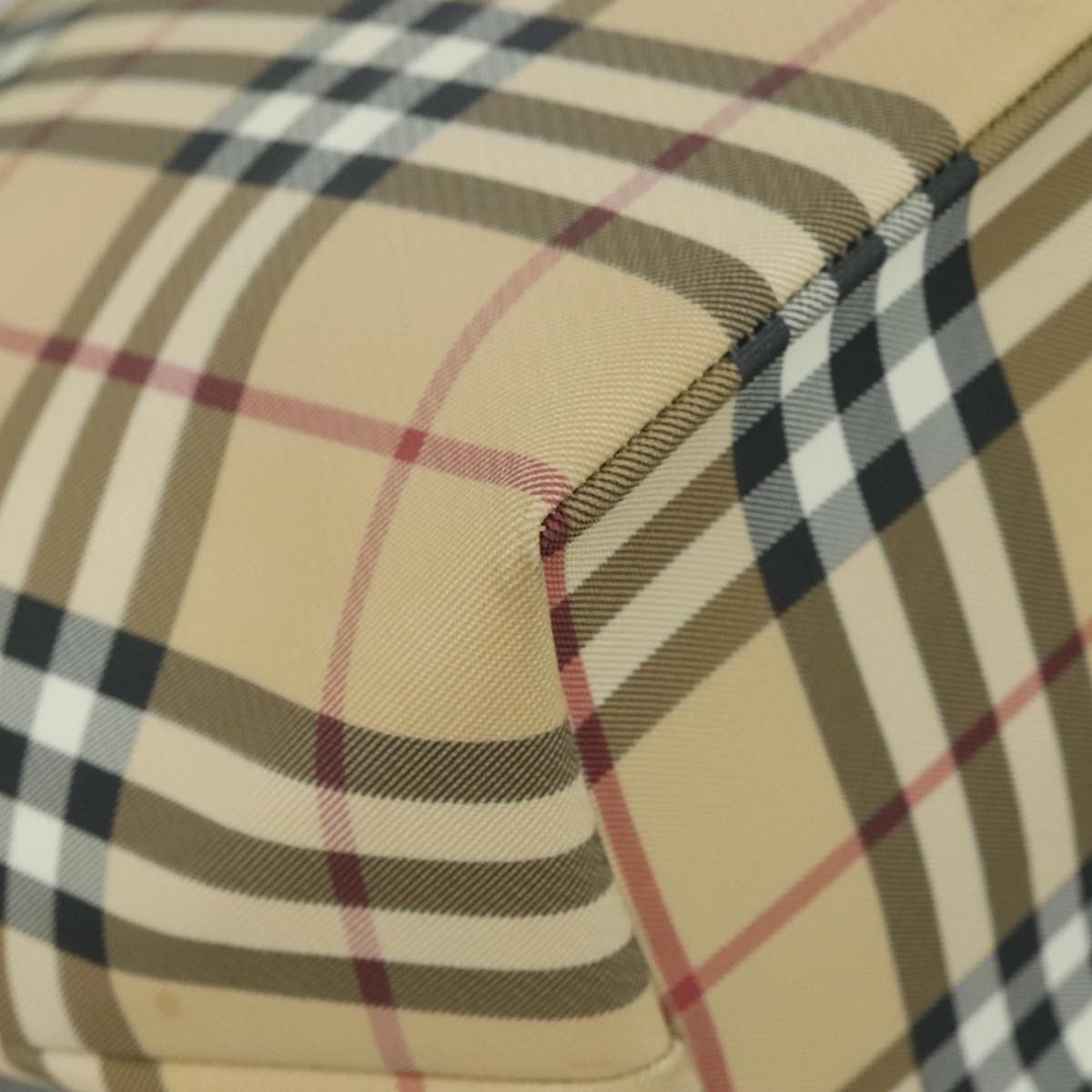 Burberry Nova Check Beige Canvas Tote Bag (Pre-Owned) Size ONE SIZE - 8 Thumbnail