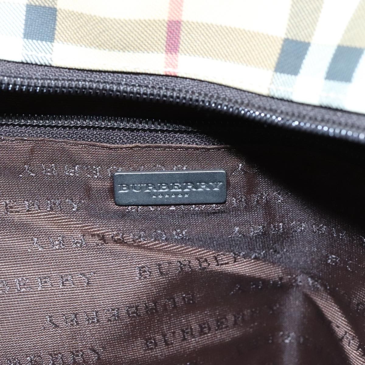 Burberry Nova Check Beige Canvas Tote Bag (Pre-Owned) Size ONE SIZE - 15 Thumbnail