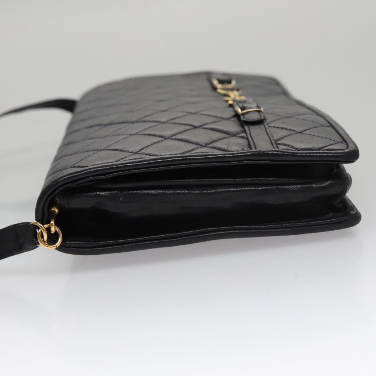 Bally Black Leather Shoulder Bag (Pre-Owned) Size ONE SIZE - 4 Thumbnail