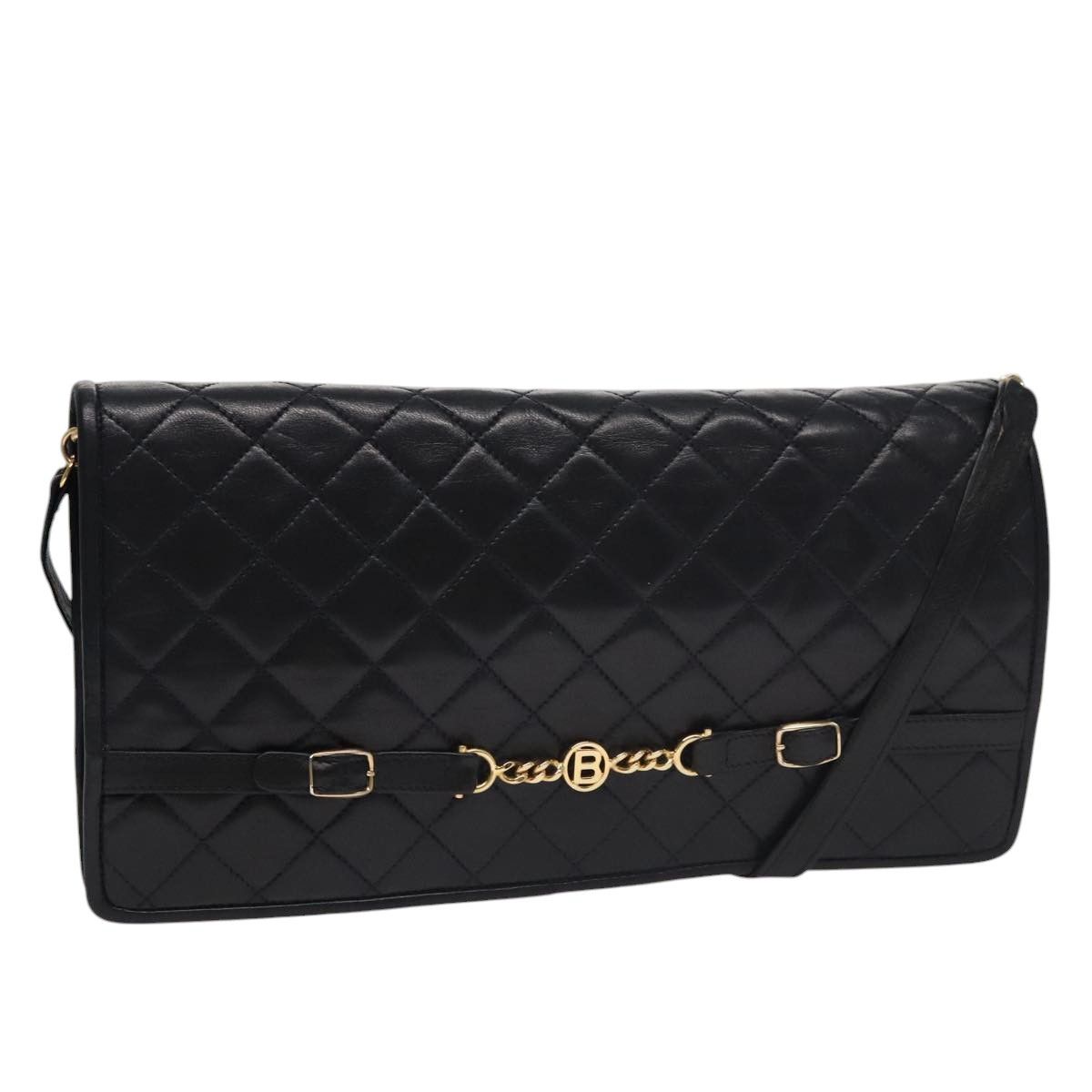 Bally Black Leather Shoulder Bag (Pre-Owned) Size ONE SIZE - 16 Thumbnail