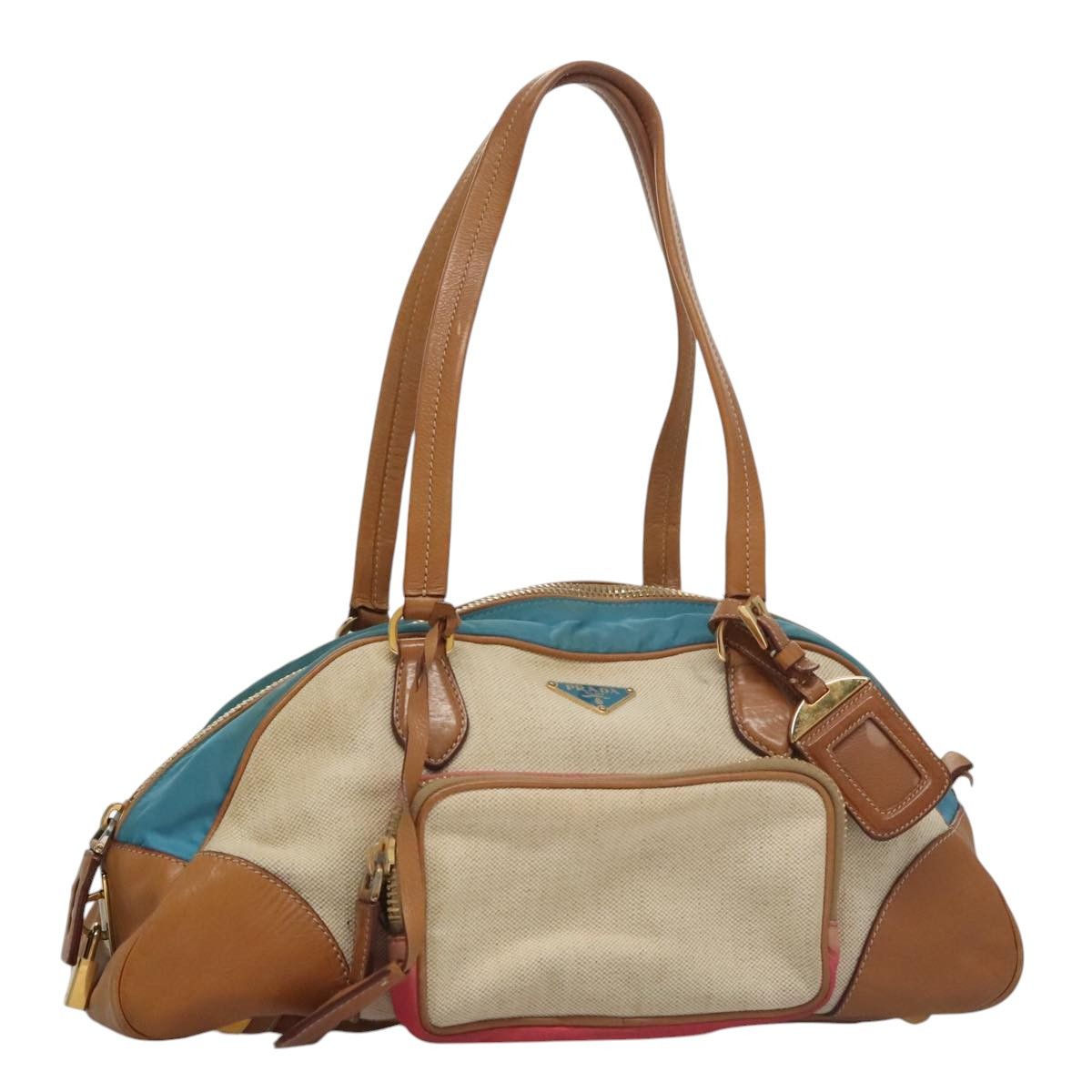 Prada Multicolour Canvas Shoulder Bag (Pre-Owned) Size ONE SIZE - 19 Thumbnail