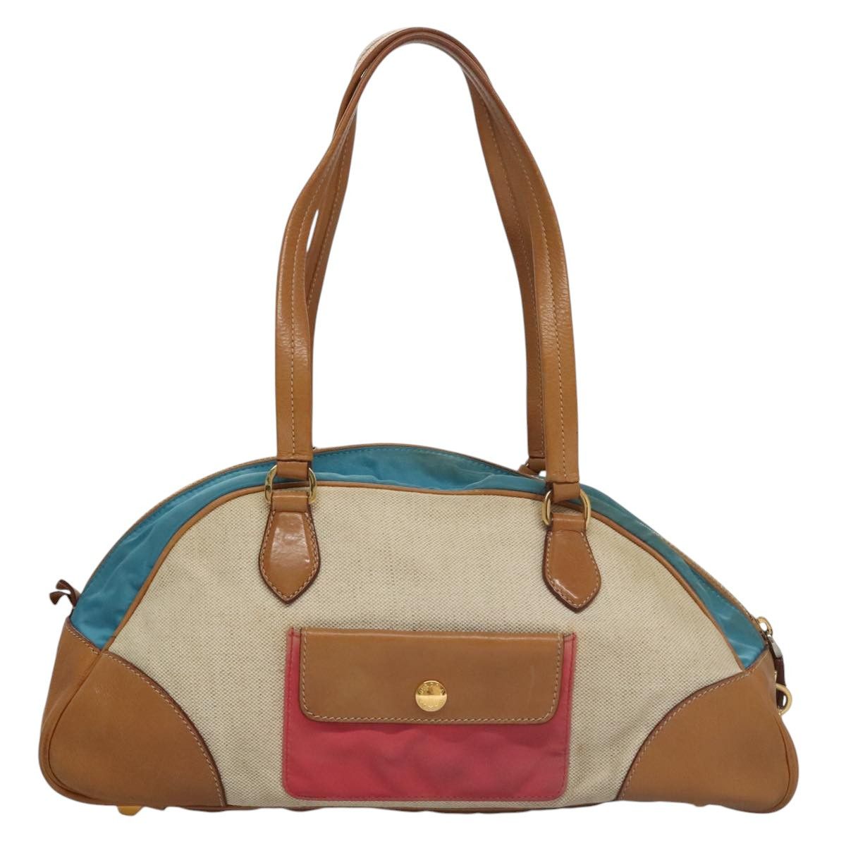 Prada Multicolour Canvas Shoulder Bag (Pre-Owned) Size ONE SIZE - 2 Thumbnail