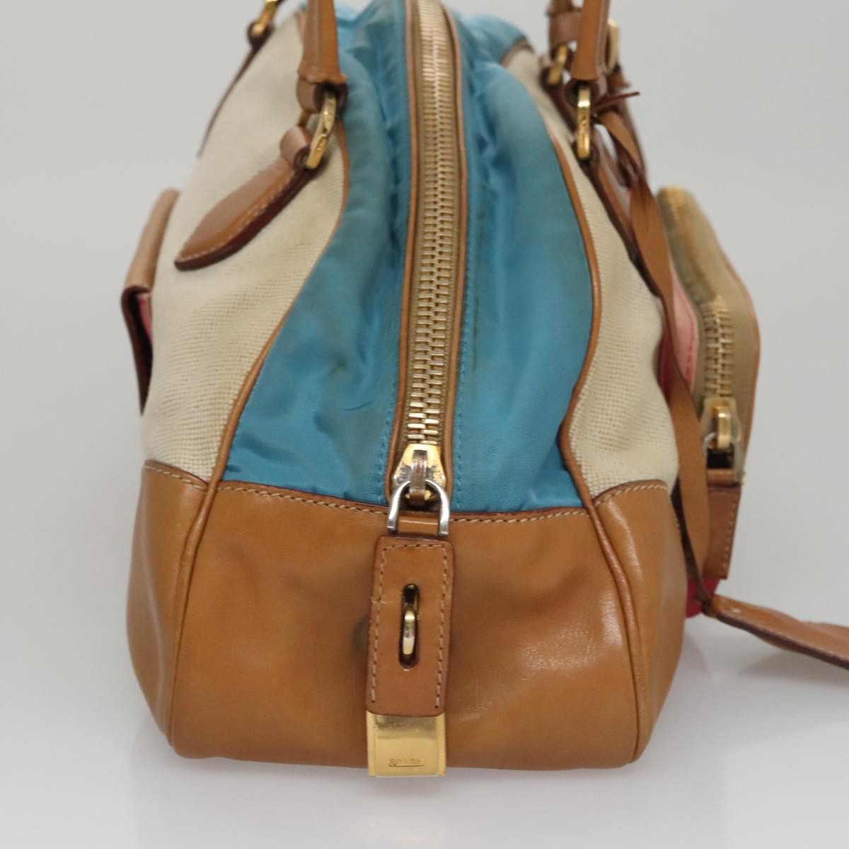 Prada Multicolour Canvas Shoulder Bag (Pre-Owned) Size ONE SIZE - 4 Thumbnail