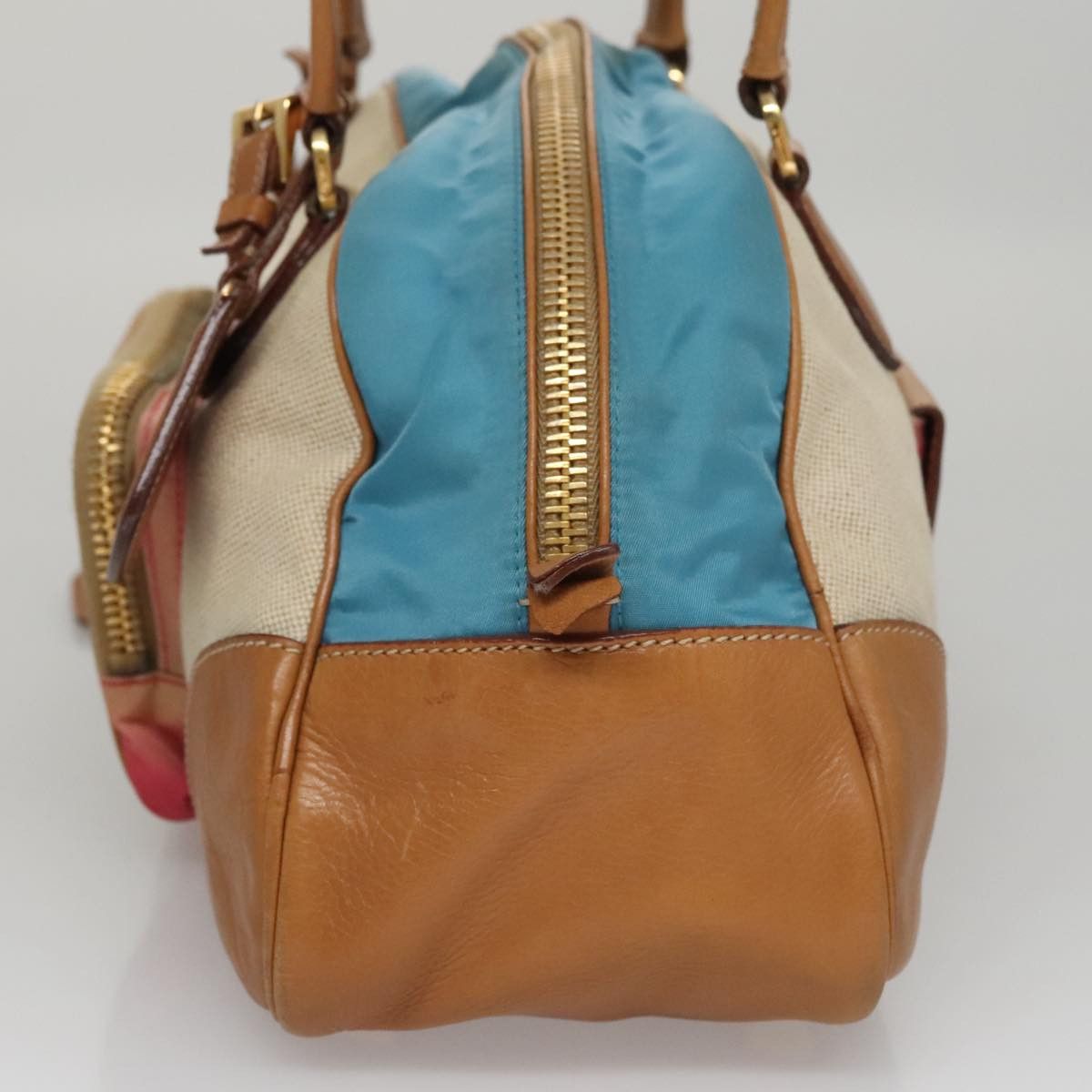Prada Multicolour Canvas Shoulder Bag (Pre-Owned) Size ONE SIZE - 3 Thumbnail