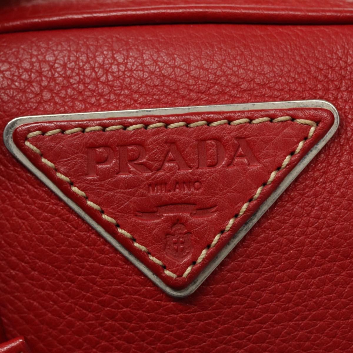 Prada Red Leather Handbag (Pre-Owned) Size ONE SIZE - 20 Thumbnail