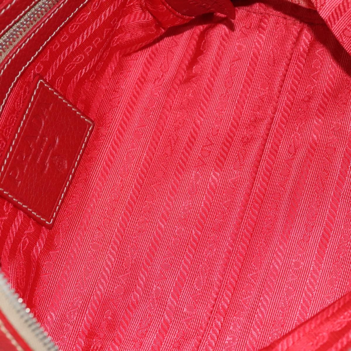 Prada Red Leather Handbag (Pre-Owned) Size ONE SIZE - 15 Thumbnail