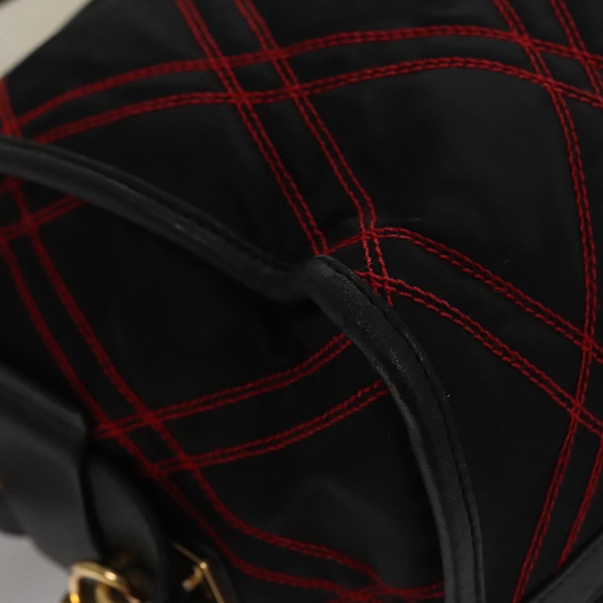 Prada Black Synthetic Handbag (Pre-Owned) Size ONE SIZE - 8 Thumbnail