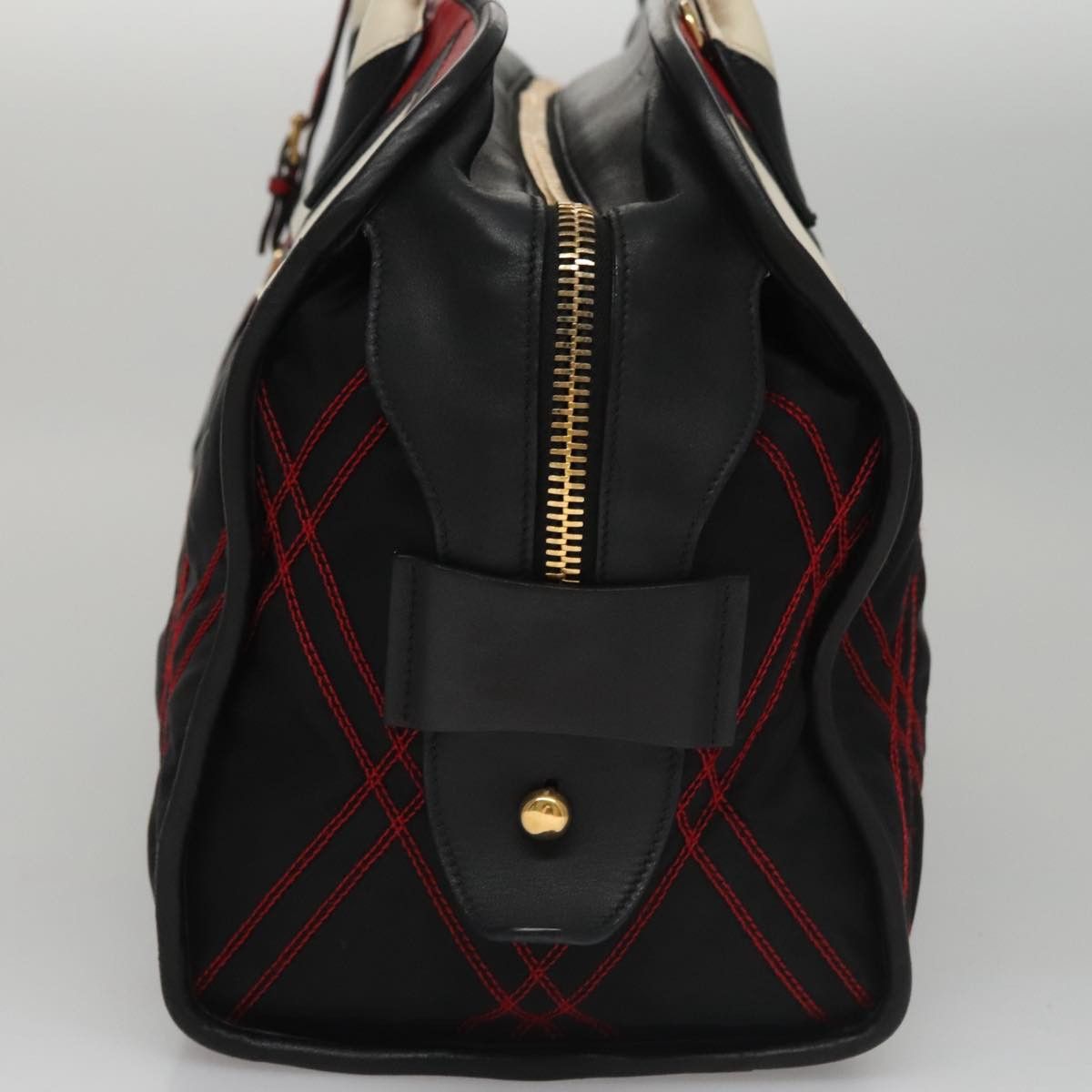 Prada Black Synthetic Handbag (Pre-Owned) Size ONE SIZE - 3 Thumbnail