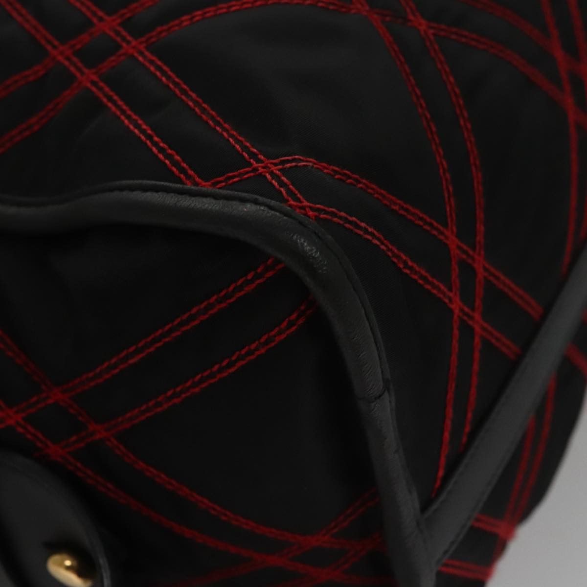 Prada Black Synthetic Handbag (Pre-Owned) Size ONE SIZE - 7 Thumbnail