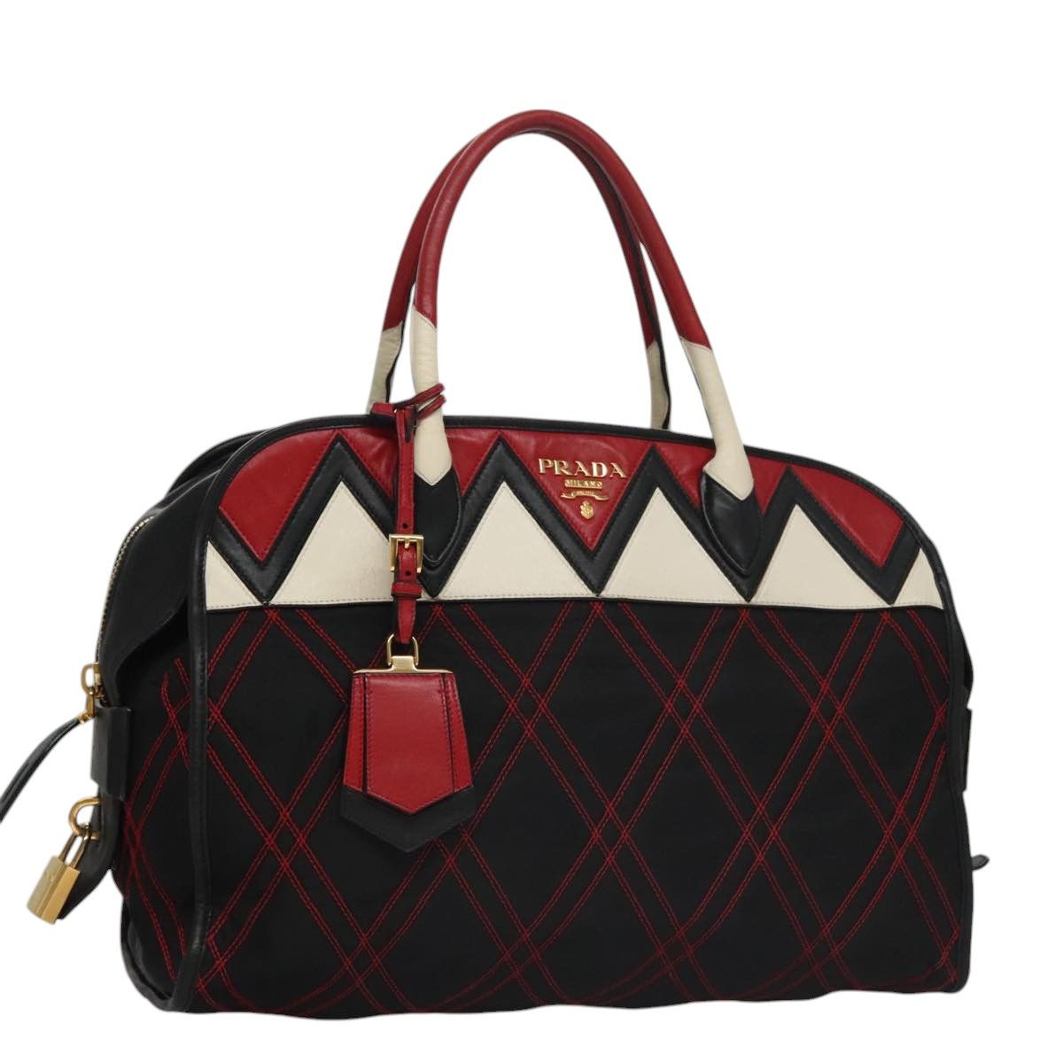 Prada Black Synthetic Handbag (Pre-Owned) Size ONE SIZE - 20 Thumbnail