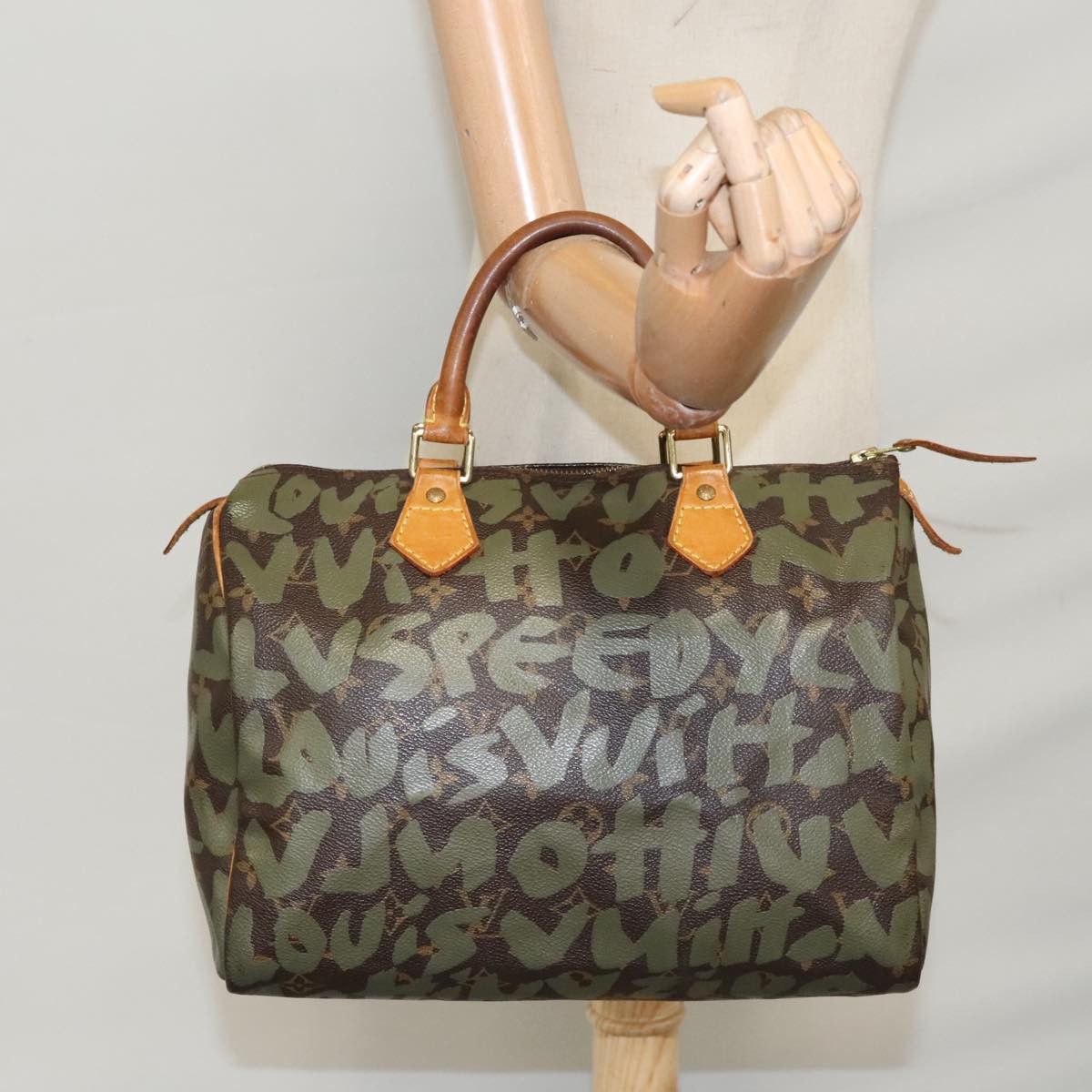 Louis Vuitton Speedy 30 Brown Canvas Handbag (Pre-Owned) Size ONE SIZE - 15 Thumbnail