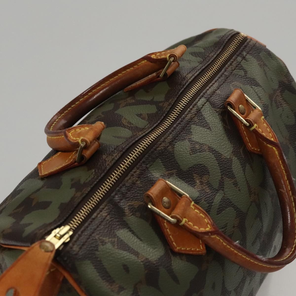 Louis Vuitton Speedy 30 Brown Canvas Handbag (Pre-Owned) Size ONE SIZE - 17 Thumbnail