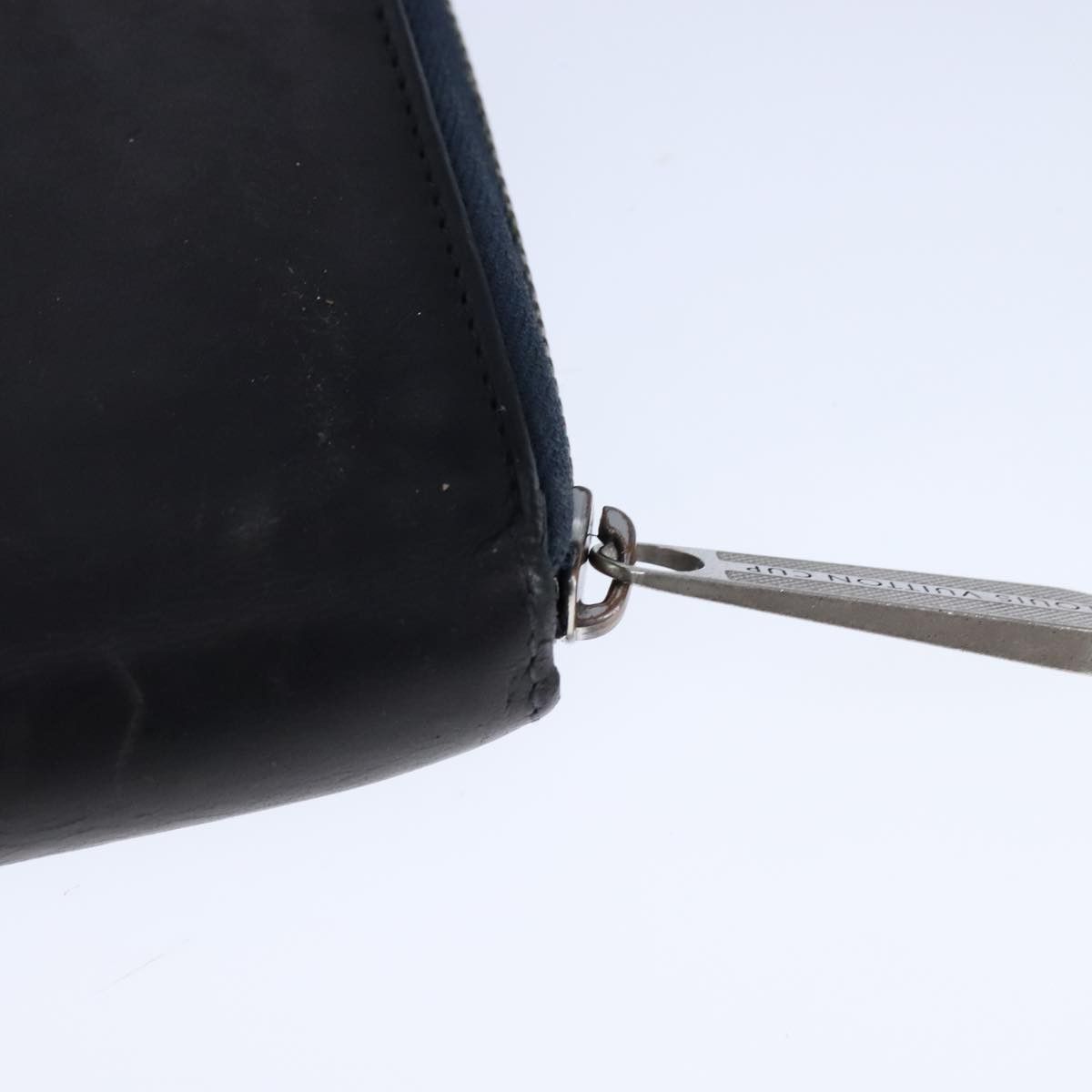 Louis Vuitton Zippy Organizer Navy Leather Wallet (Pre-Owned) Size ONE SIZE - 8 Thumbnail
