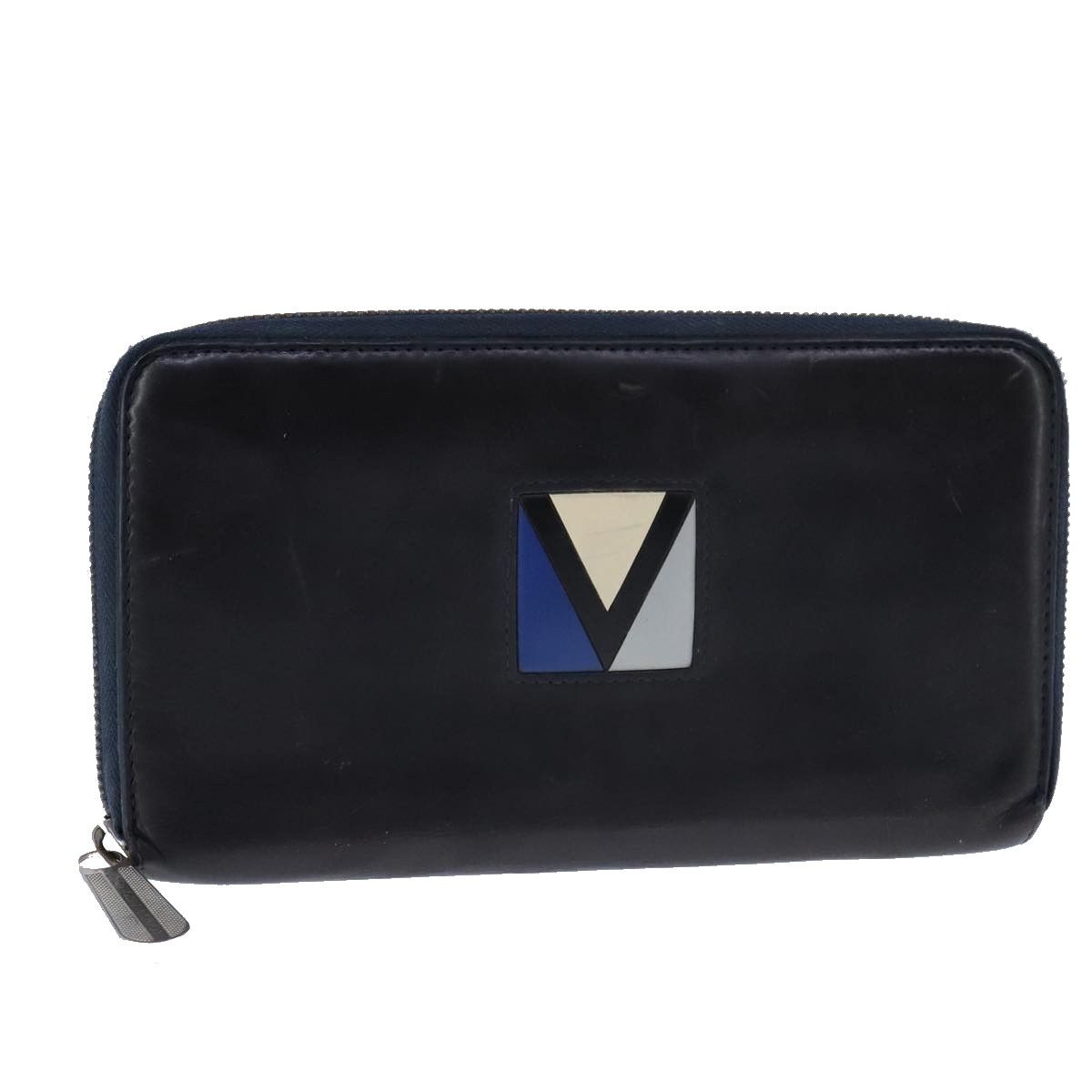 Louis Vuitton Zippy Organizer Navy Leather Wallet (Pre-Owned) Size ONE SIZE - 13 Thumbnail