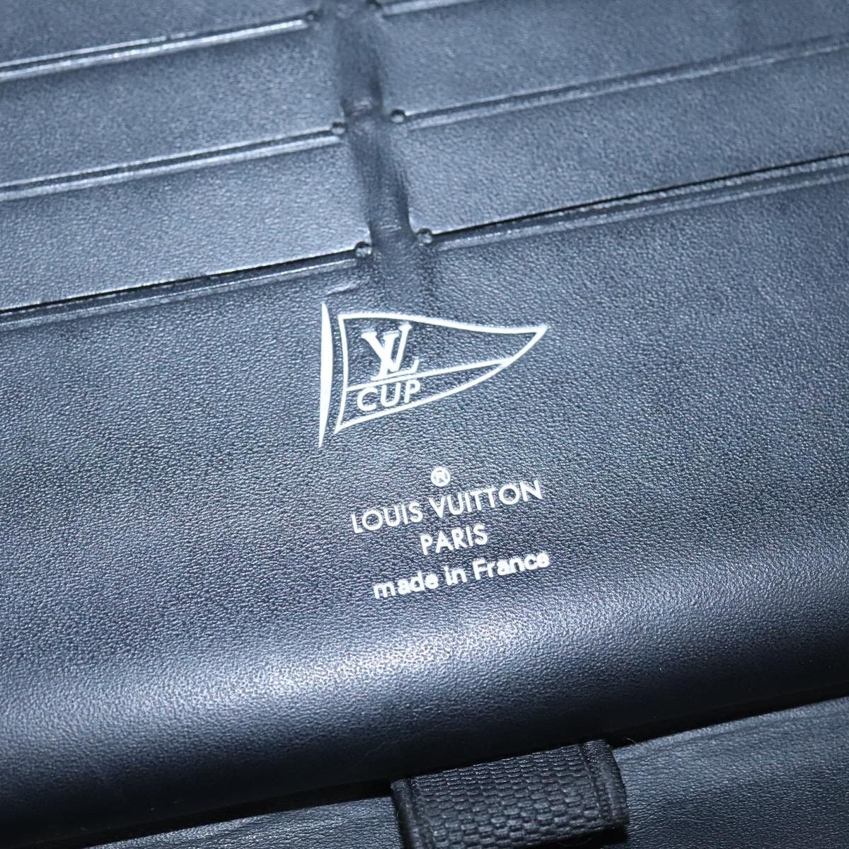 Louis Vuitton Zippy Organizer Navy Leather Wallet (Pre-Owned) Size ONE SIZE - 12 Thumbnail