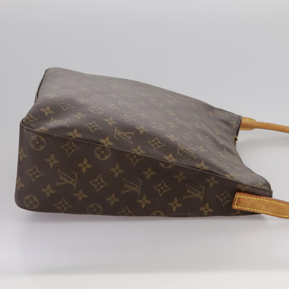 Louis Vuitton Looping Gm Brown Canvas Shoulder Bag (Pre-Owned) Size ONE SIZE - 4 Thumbnail