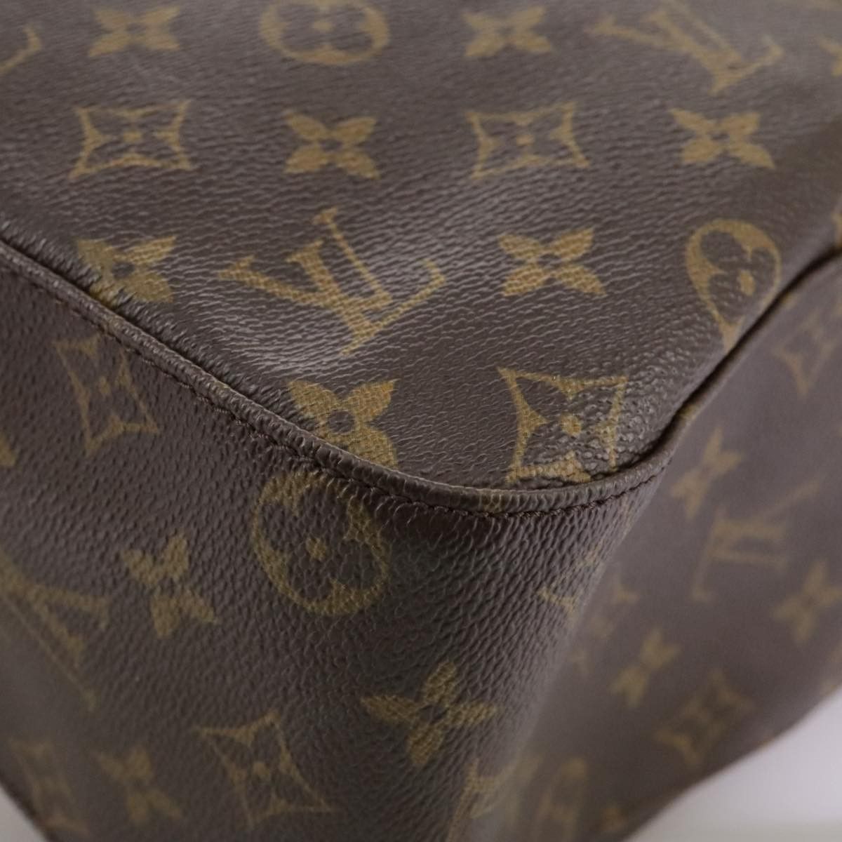Louis Vuitton Looping Gm Brown Canvas Shoulder Bag (Pre-Owned) Size ONE SIZE - 9 Thumbnail