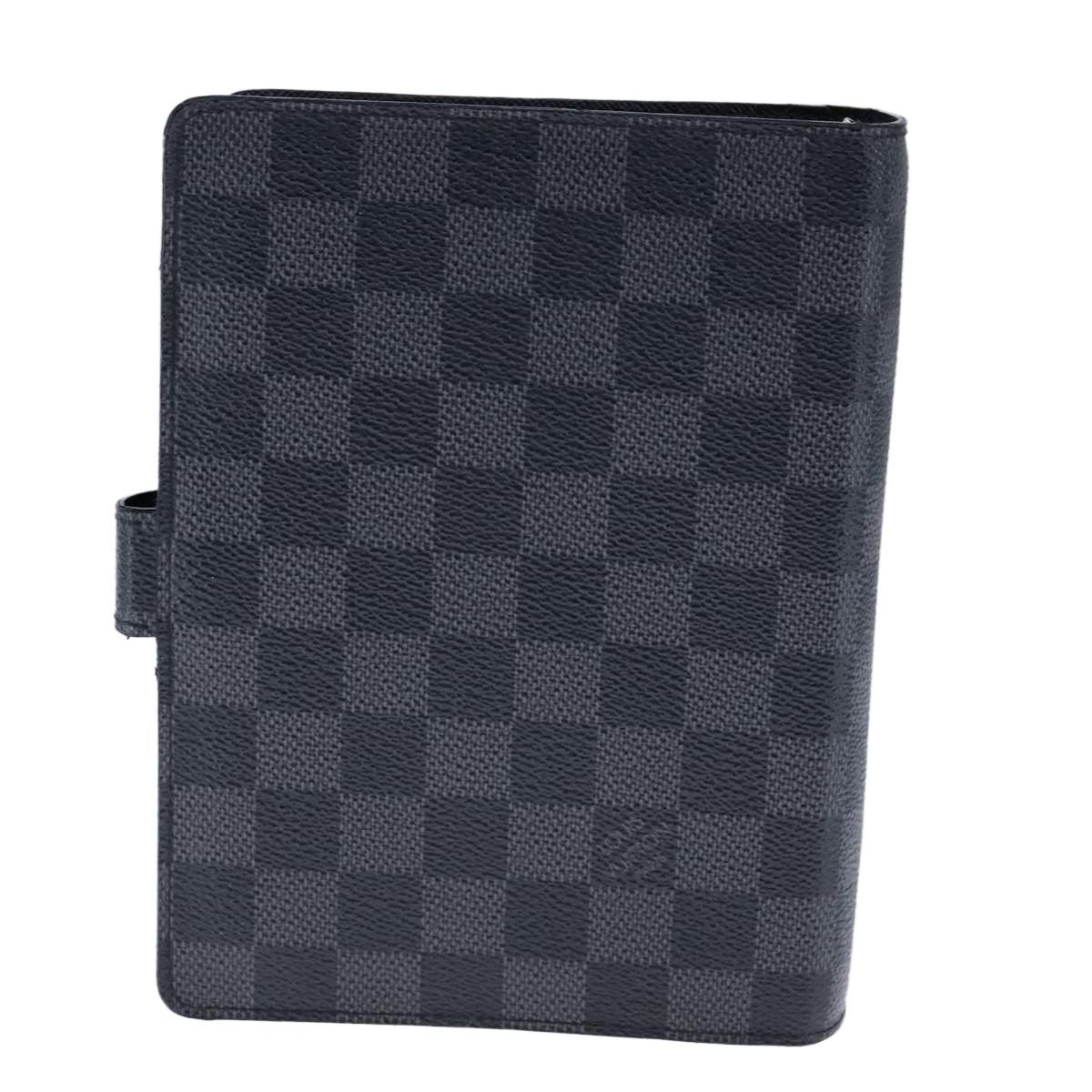 Louis Vuitton Agenda Mm Black Canvas Wallet (Pre-Owned) Size ONE SIZE - 2 Thumbnail