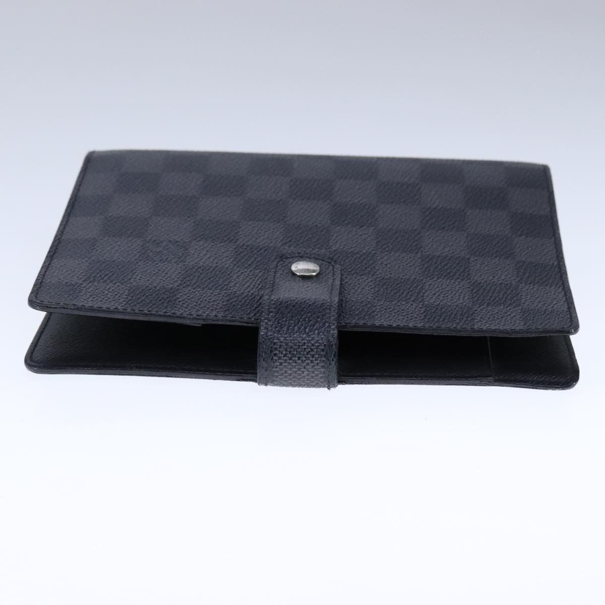 Louis Vuitton Agenda Mm Black Canvas Wallet (Pre-Owned) Size ONE SIZE - 3 Thumbnail