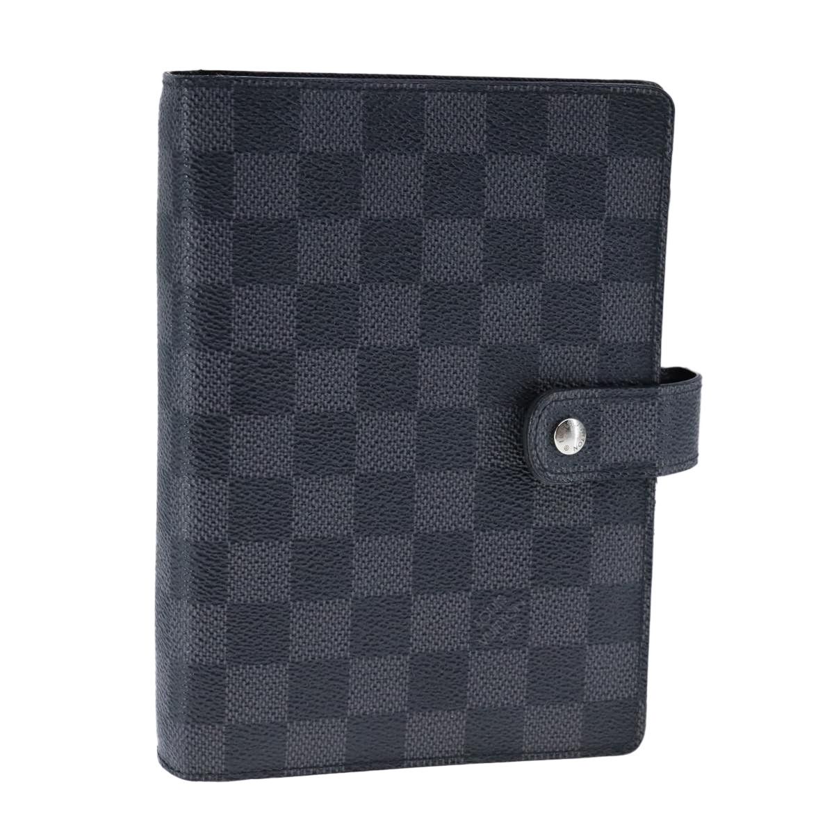Louis Vuitton Agenda Mm Black Canvas Wallet (Pre-Owned) Size ONE SIZE - 12 Thumbnail