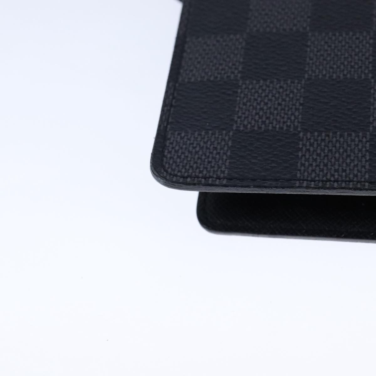Louis Vuitton Agenda Mm Black Canvas Wallet (Pre-Owned) Size ONE SIZE - 7 Thumbnail