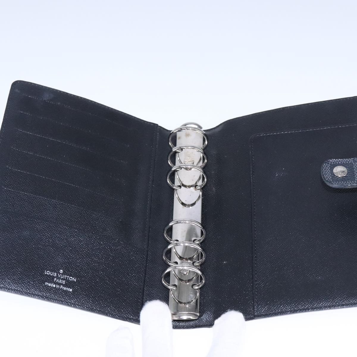 Louis Vuitton Agenda Mm Black Canvas Wallet (Pre-Owned) Size ONE SIZE - 9 Thumbnail