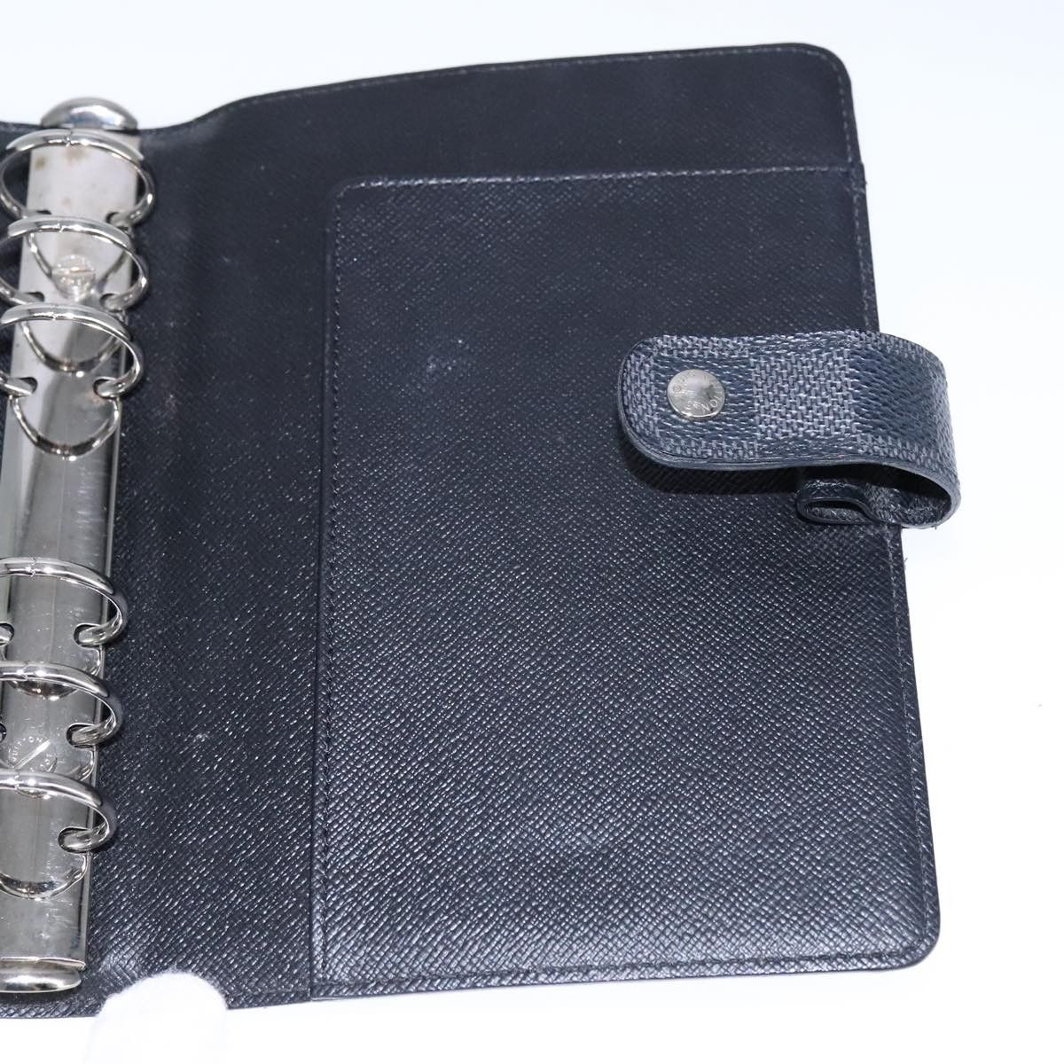 Louis Vuitton Agenda Mm Black Canvas Wallet (Pre-Owned) Size ONE SIZE - 17 Thumbnail