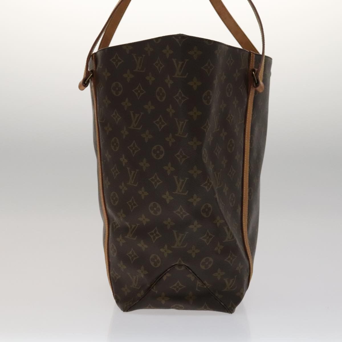 Louis Vuitton Shopping Brown Canvas Tote Bag (Pre-Owned) Size ONE SIZE - 4 Thumbnail