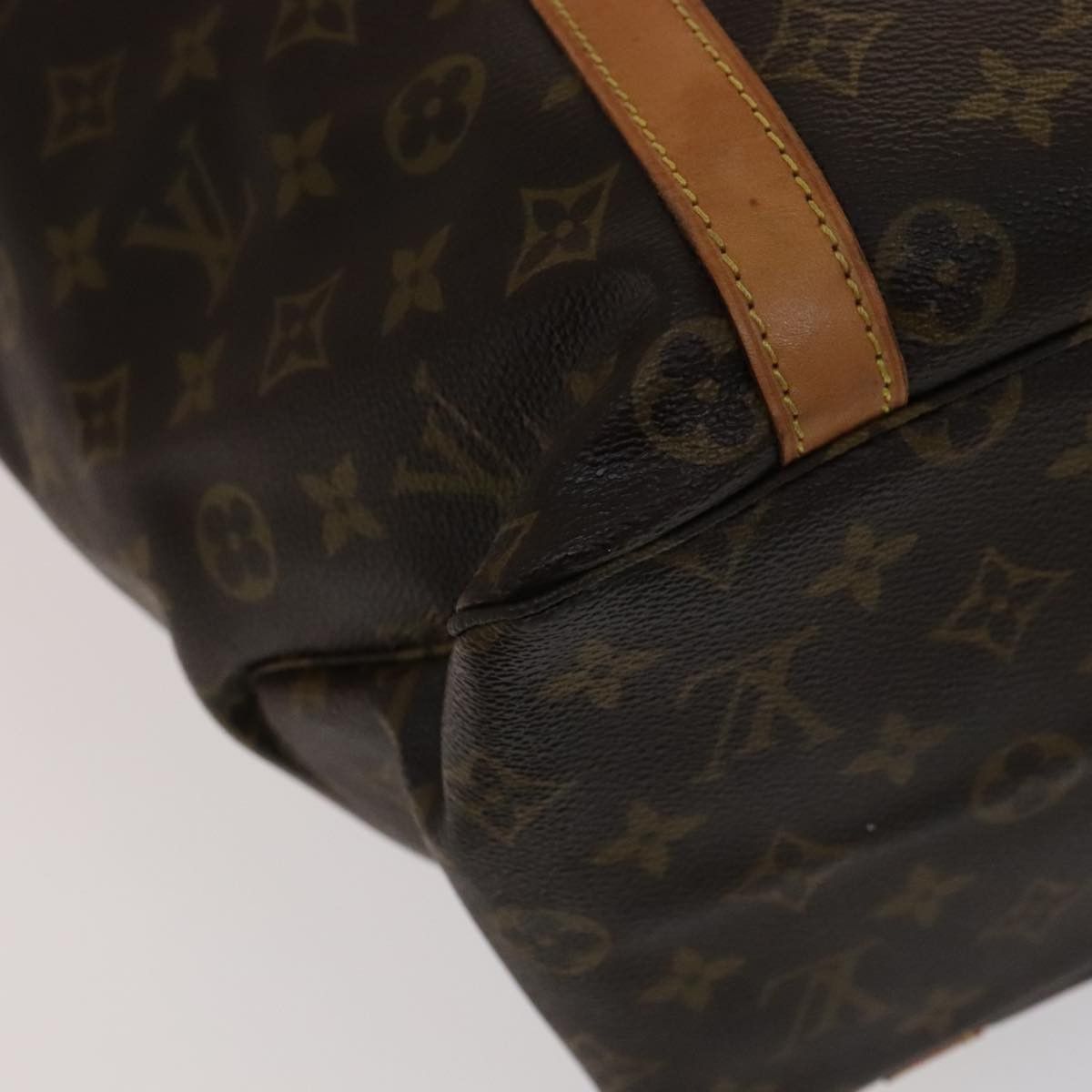 Louis Vuitton Shopping Brown Canvas Tote Bag (Pre-Owned) Size ONE SIZE - 10 Thumbnail