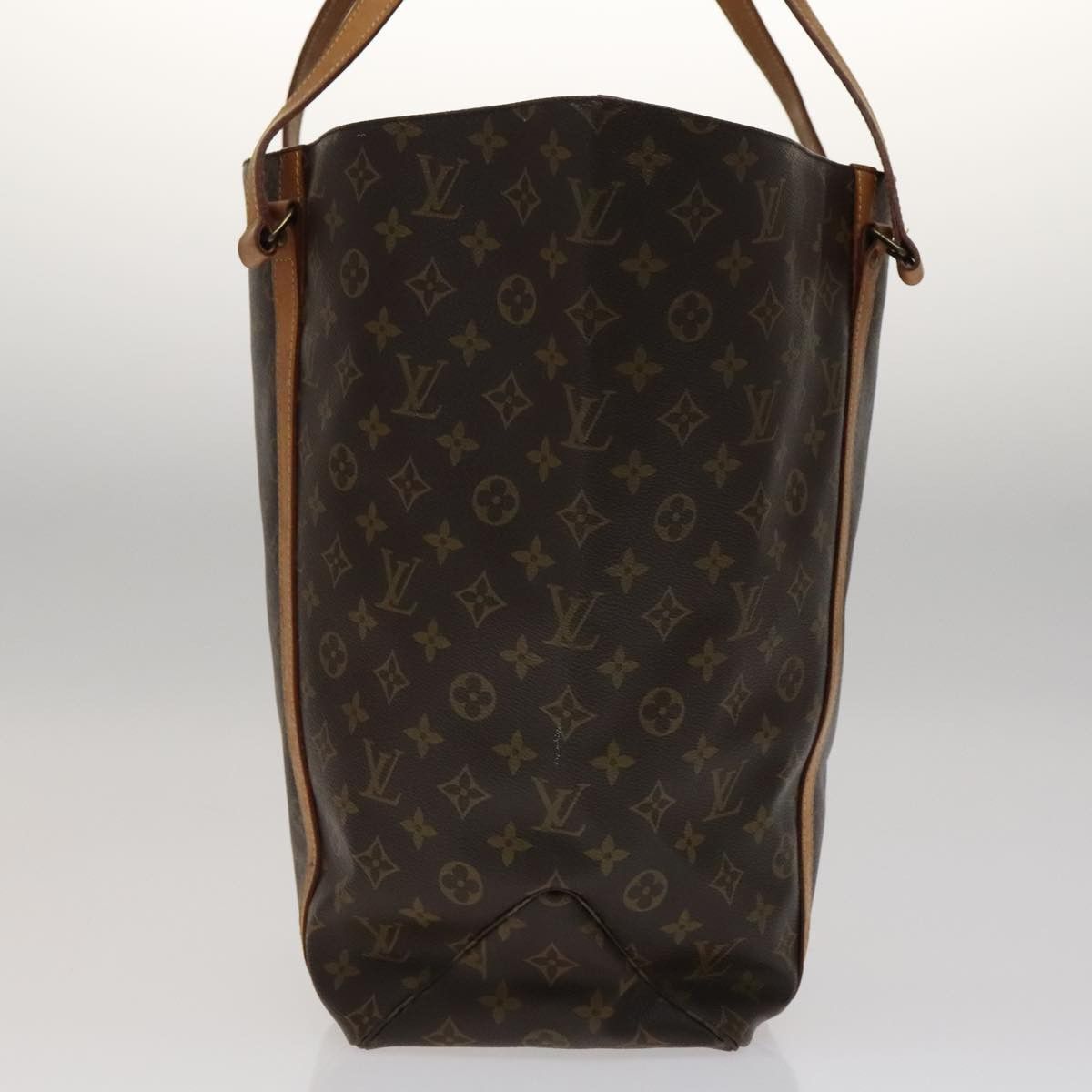 Louis Vuitton Shopping Brown Canvas Tote Bag (Pre-Owned) Size ONE SIZE - 3 Thumbnail
