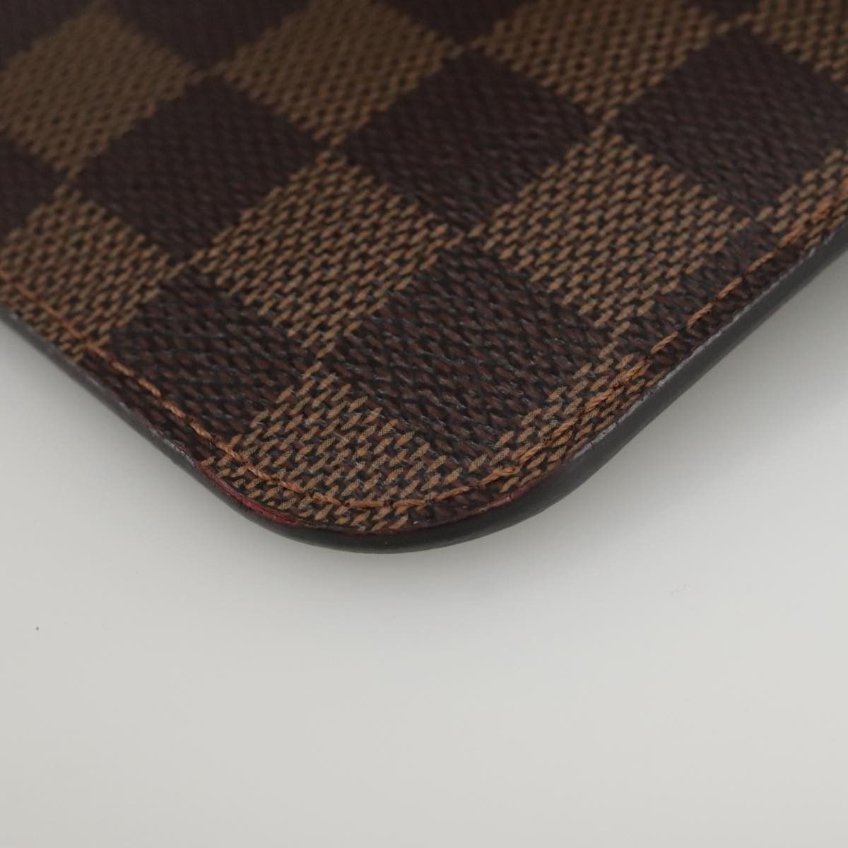 Louis Vuitton Neverfull Pouch Brown Canvas Clutch Bag (Pre-Owned) Size ONE SIZE - 8 Thumbnail