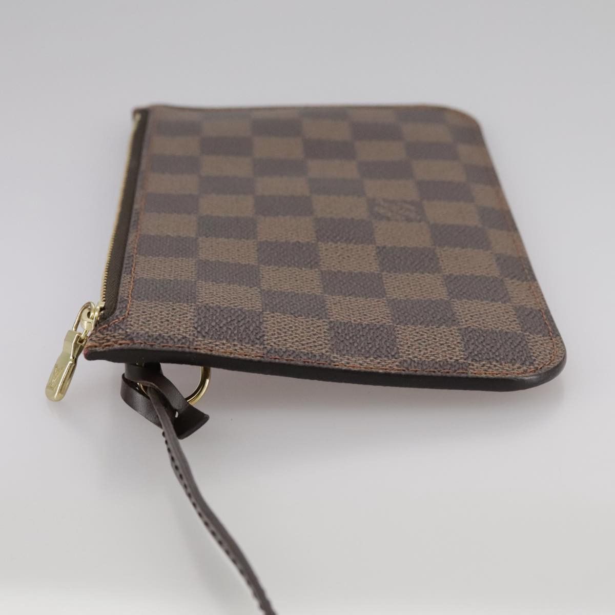 Louis Vuitton Neverfull Pouch Brown Canvas Clutch Bag (Pre-Owned) Size ONE SIZE - 4 Thumbnail