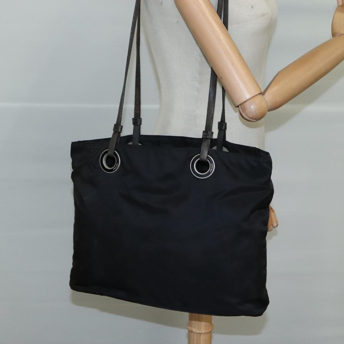 Prada Re-Nylon Black Synthetic Tote Bag (Pre-Owned) Size ONE SIZE - 15 Thumbnail