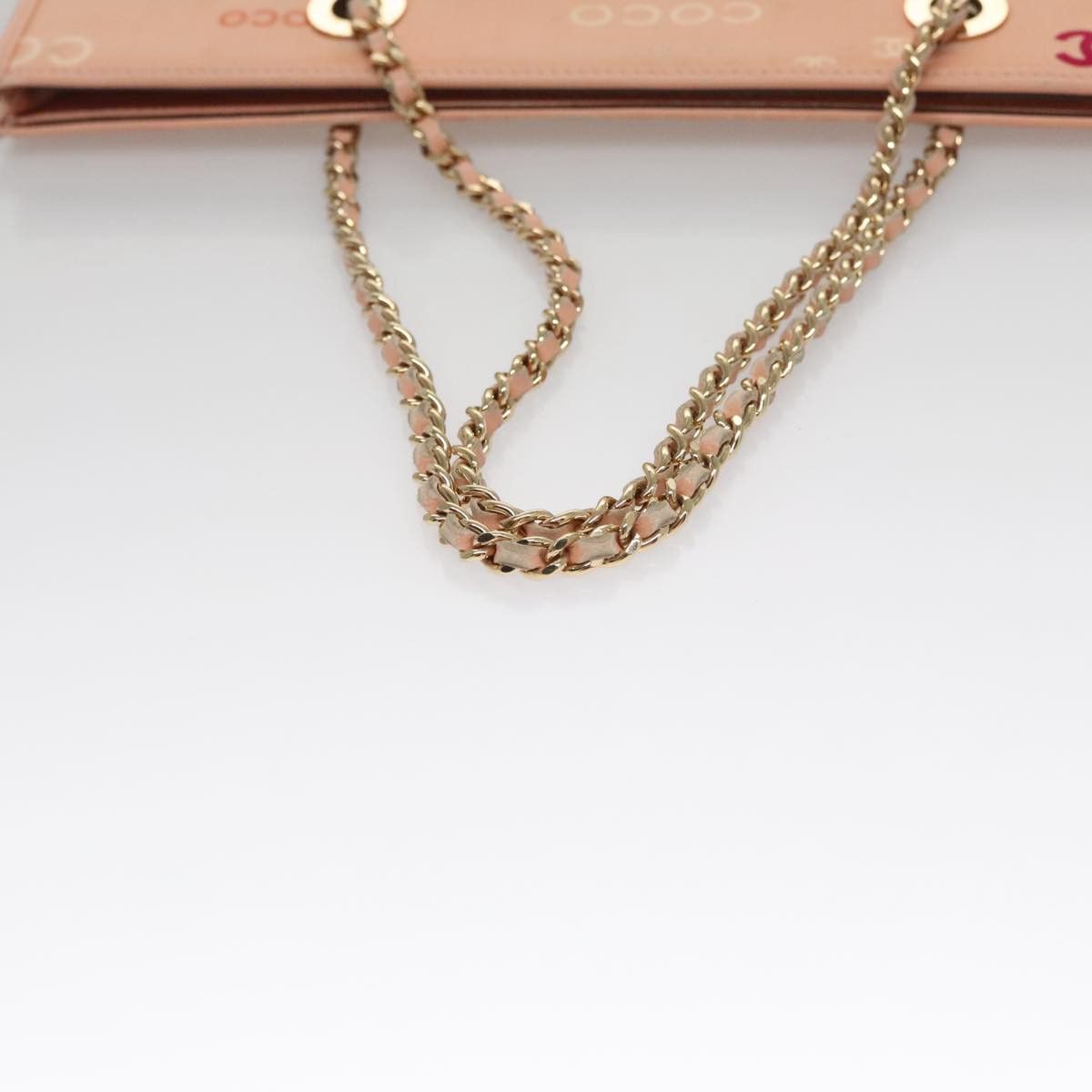 Chanel Coco Mark Pink Canvas Tote Bag (Pre-Owned) Size ONE SIZE - 17 Thumbnail