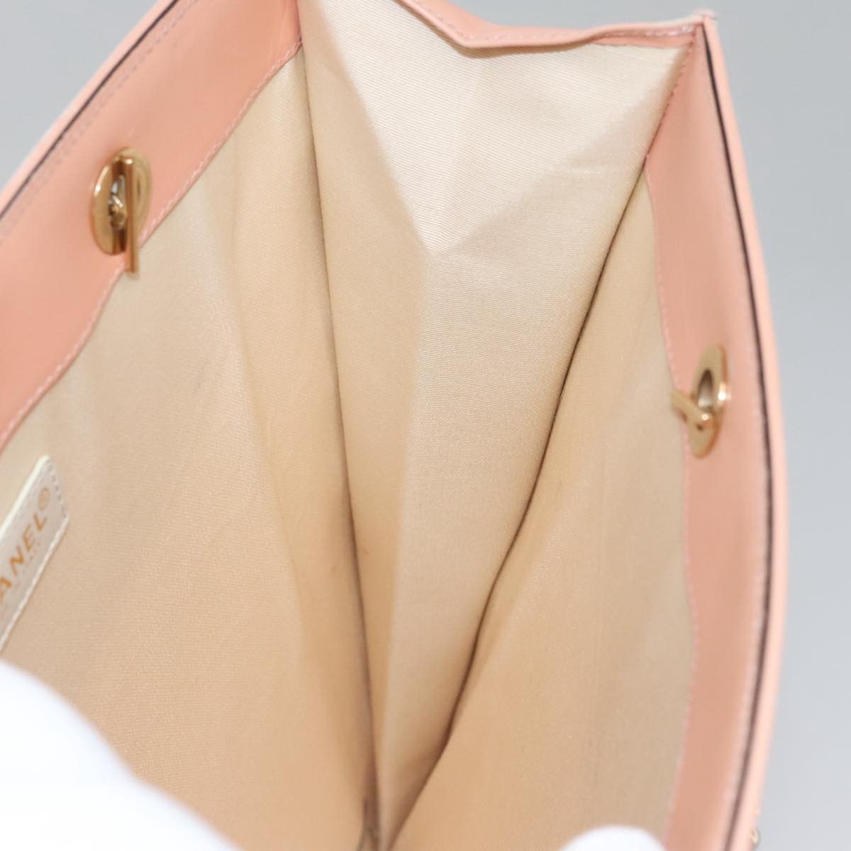 Chanel Coco Mark Pink Canvas Tote Bag (Pre-Owned) Size ONE SIZE - 7 Thumbnail