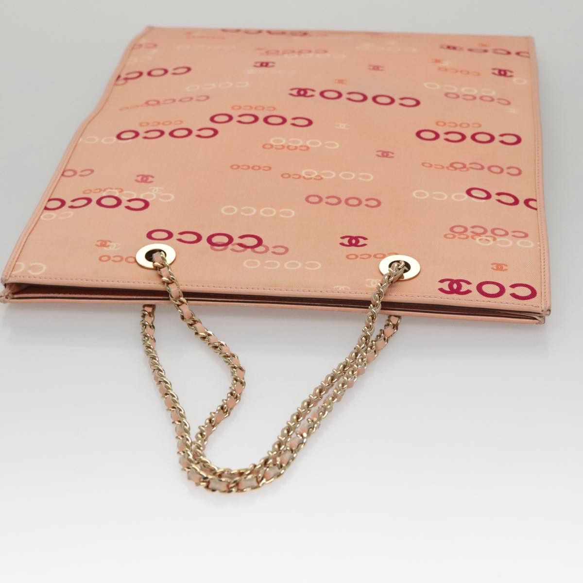 Chanel Coco Mark Pink Canvas Tote Bag (Pre-Owned) Size ONE SIZE - 5 Thumbnail