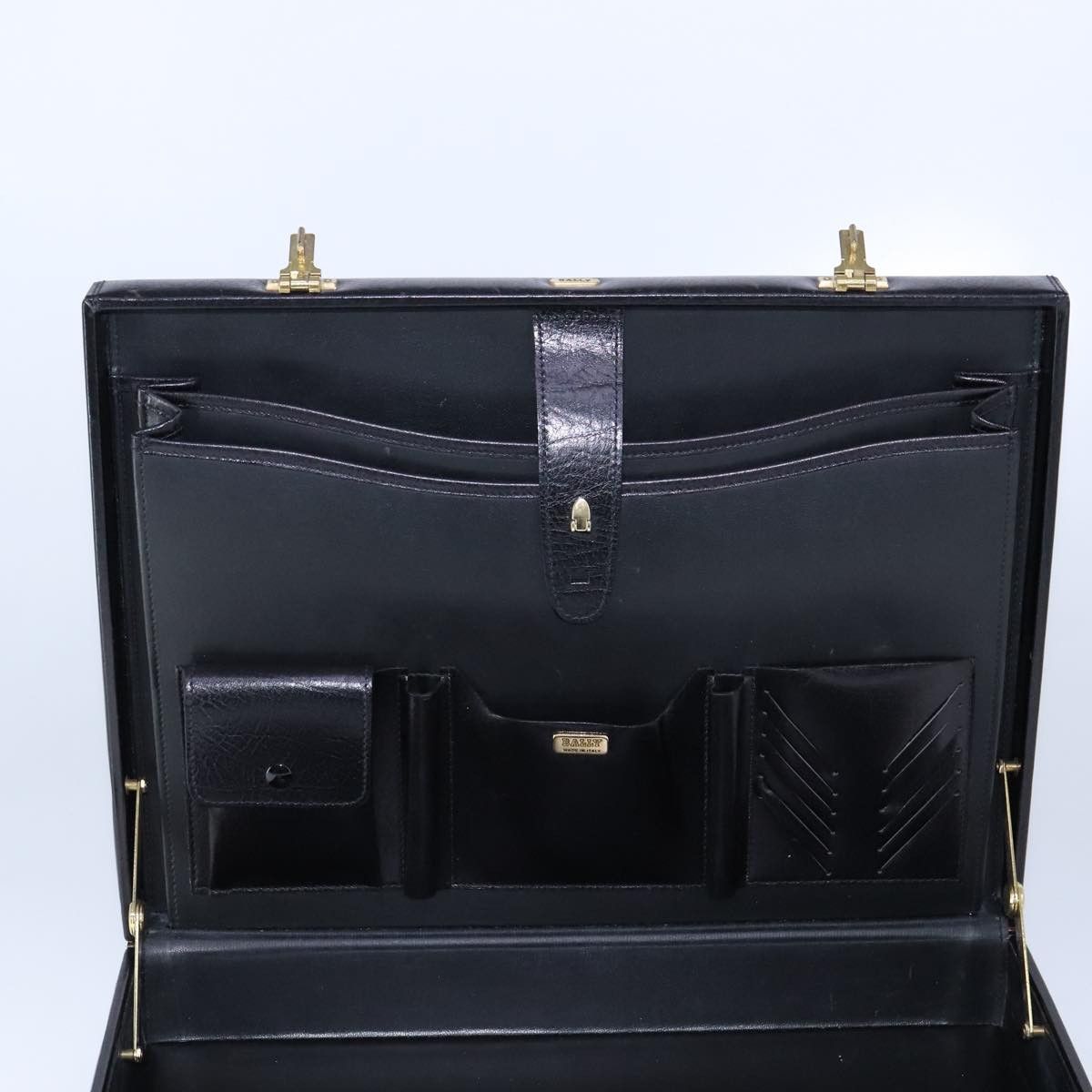 Bally Black Leather Briefcase Bag (Pre-Owned) Size ONE SIZE - 19 Thumbnail