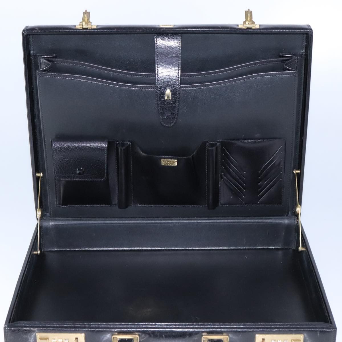Bally Black Leather Briefcase Bag (Pre-Owned) Size ONE SIZE - 13 Thumbnail