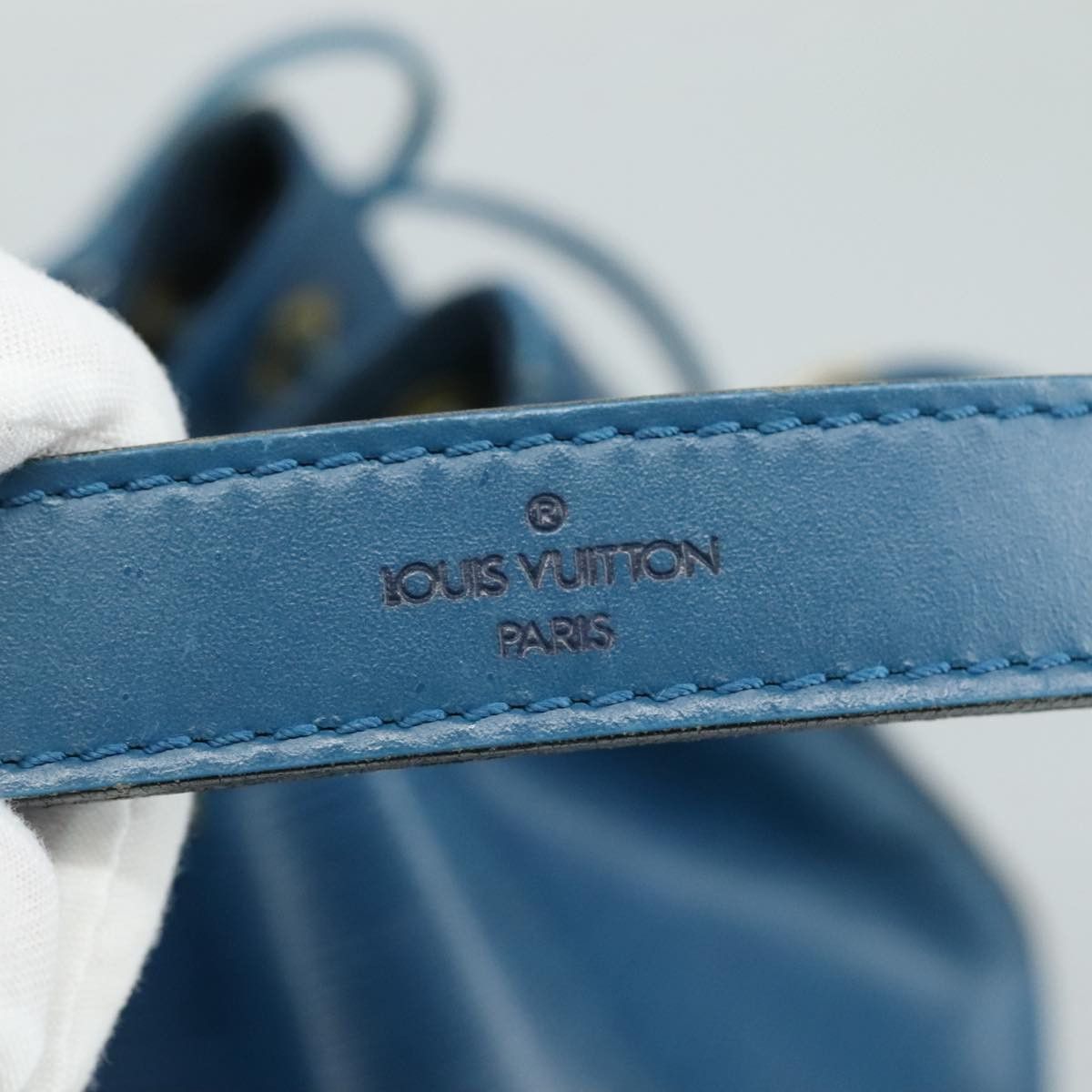 Louis Vuitton Noé Blue Leather Shoulder Bag (Pre-Owned) Size ONE SIZE - 9 Thumbnail