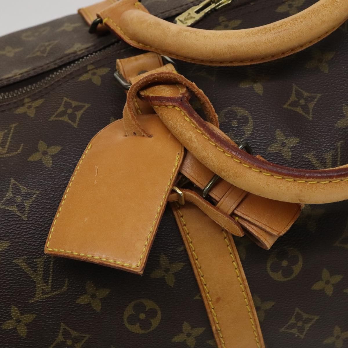 Louis Vuitton Keepall 60 Brown Canvas Travel Bag (Pre-Owned) Size ONE SIZE - 18 Thumbnail
